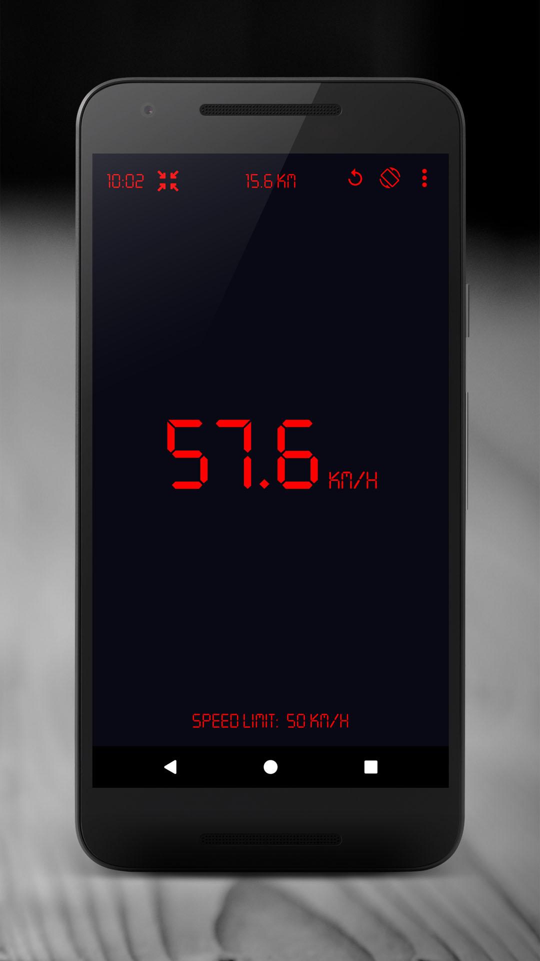 اسکرین شات 2 برنامه GPS Speedometer Distance Meter