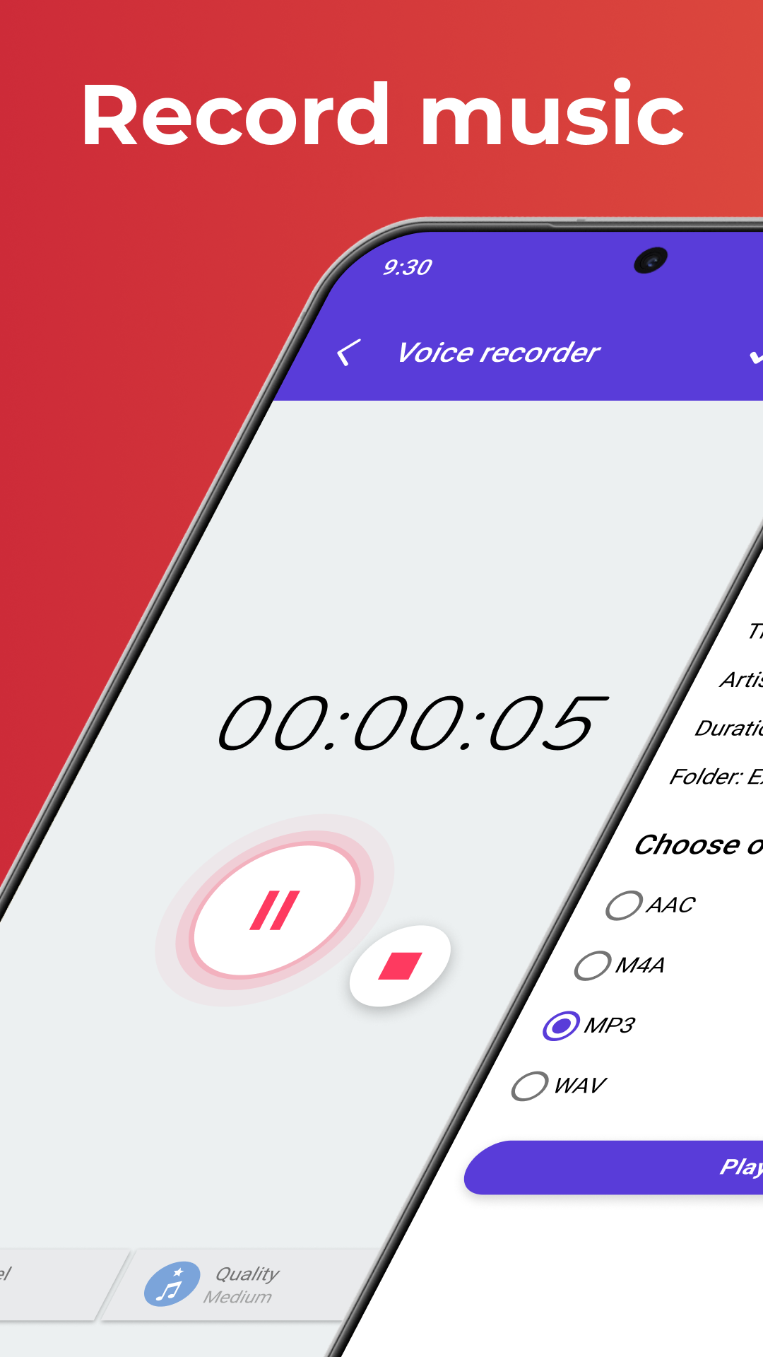 اسکرین شات 4 برنامه Music Editor: Ringtone & MP3