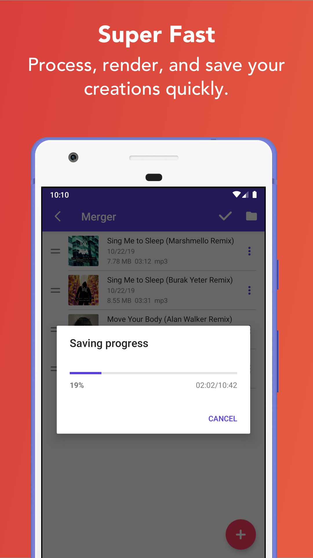 اسکرین شات 6 برنامه Music Editor: Ringtone & MP3
