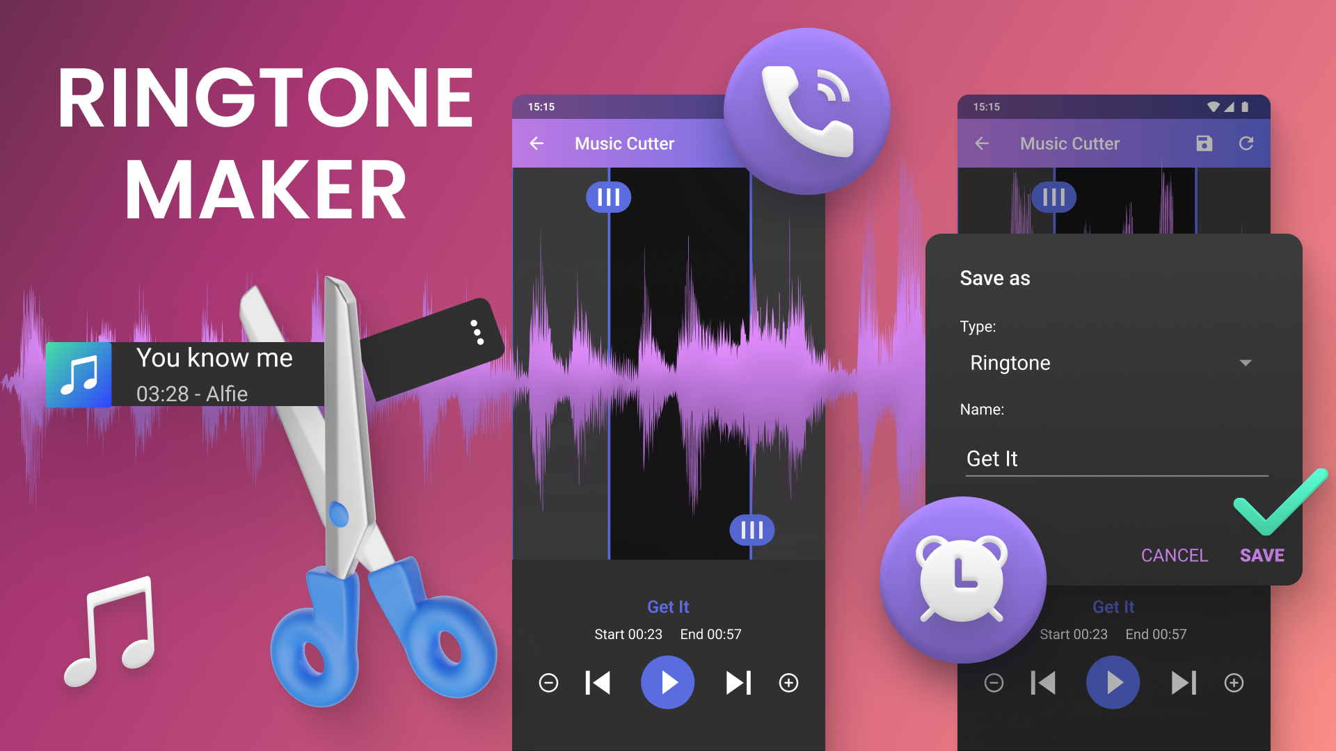 اسکرین شات 8 برنامه Music Cutter - Ringtone maker