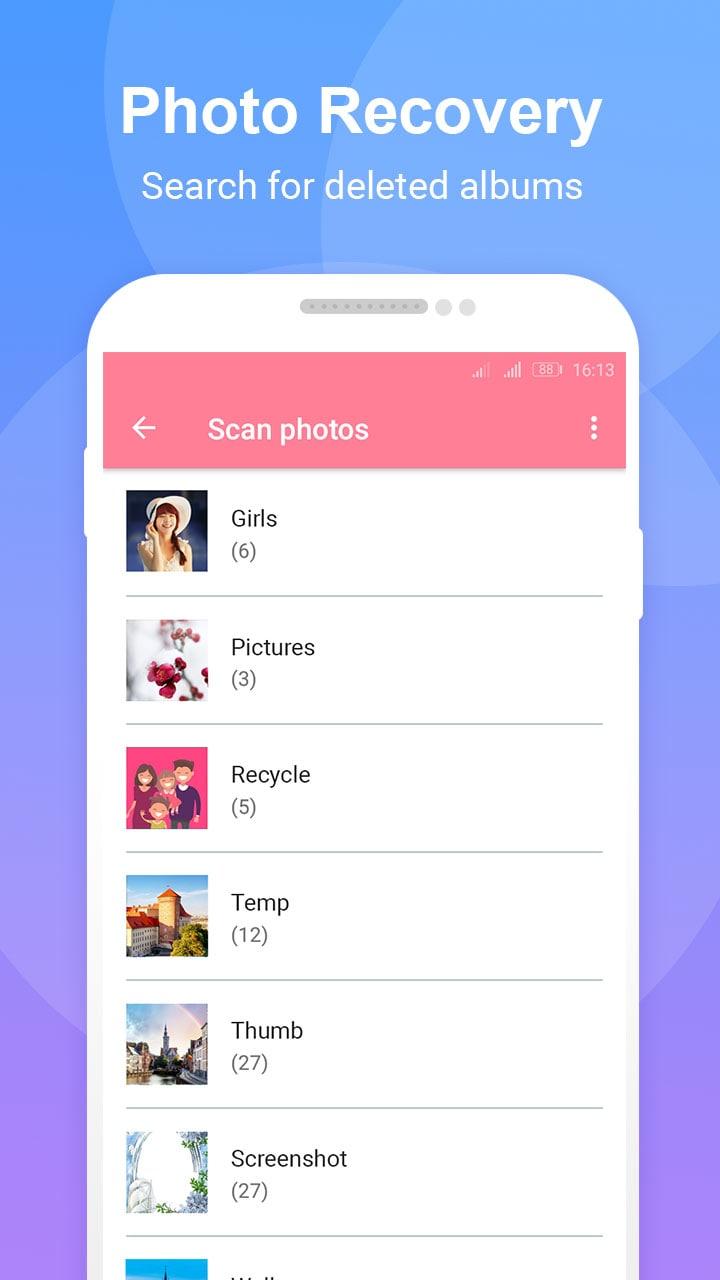اسکرین شات 2 برنامه Photo Recovery