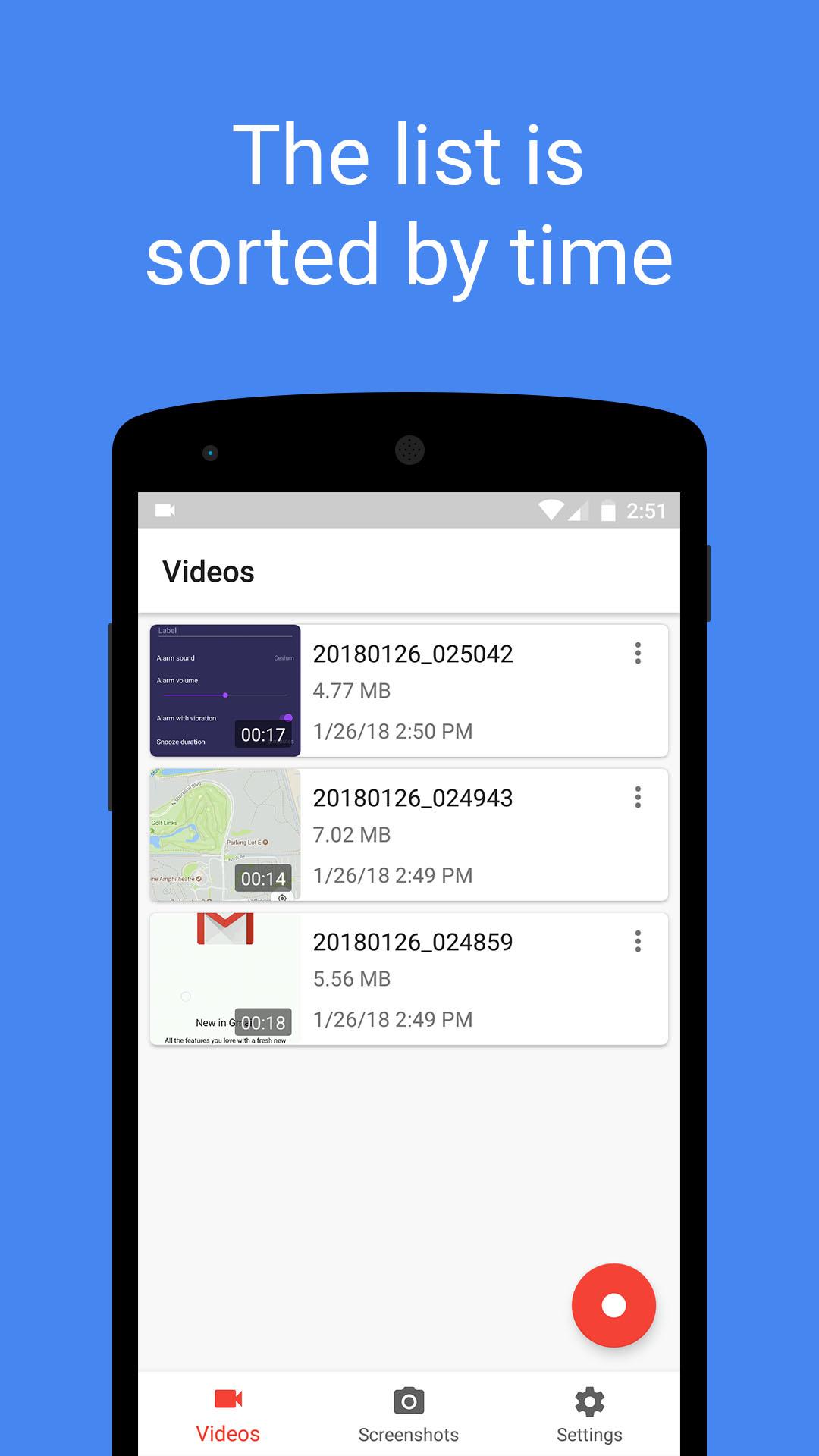 اسکرین شات 8 برنامه Screen Recorder