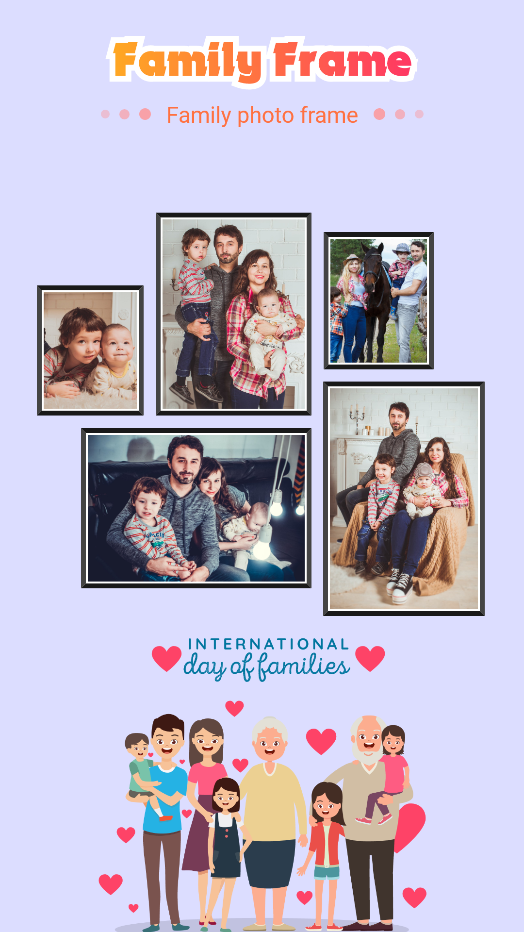 اسکرین شات 5 برنامه Family photo editor & frames