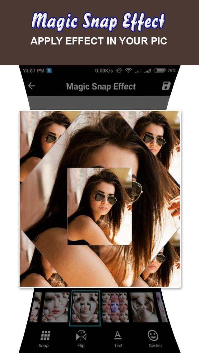 اسکرین شات 2 برنامه Crazy Mirror Photo Effect