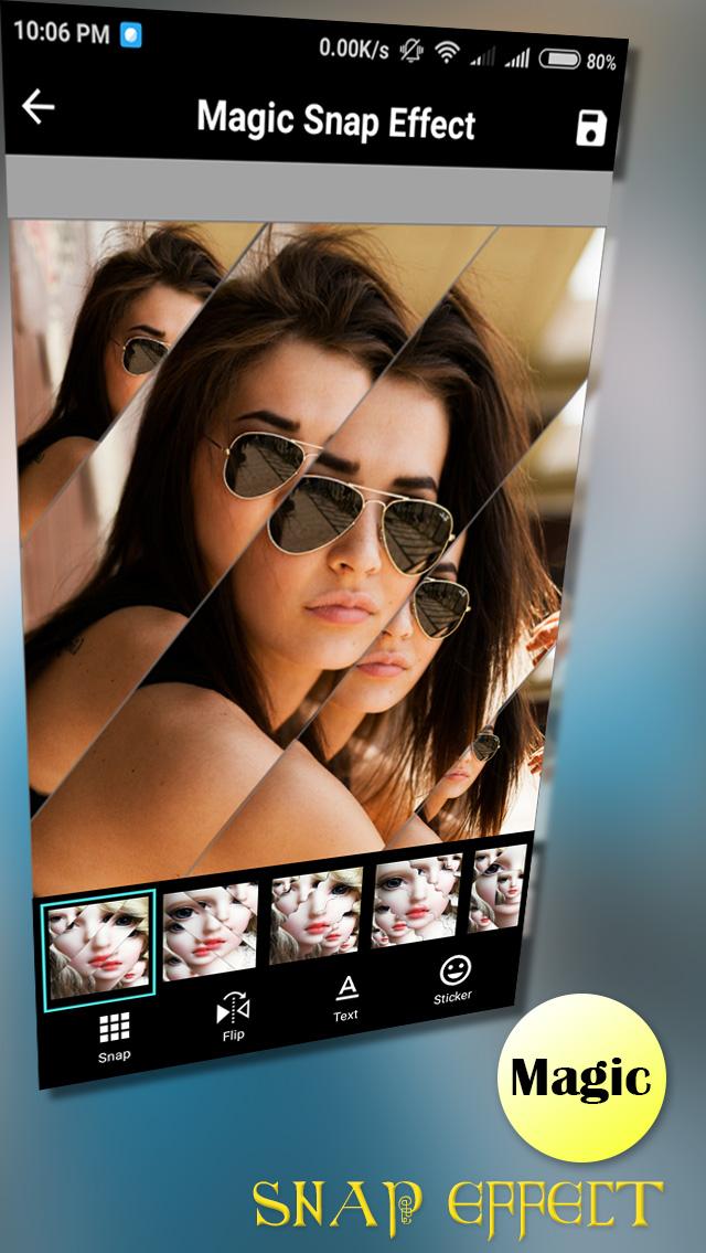 اسکرین شات 1 برنامه Crazy Mirror Photo Effect