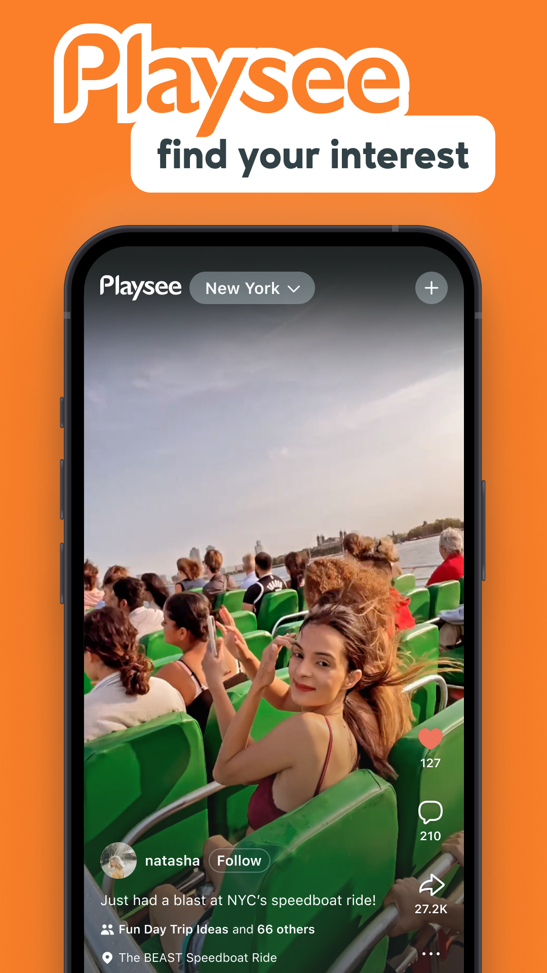 اسکرین شات 1 برنامه Playsee: Explore Local Reels