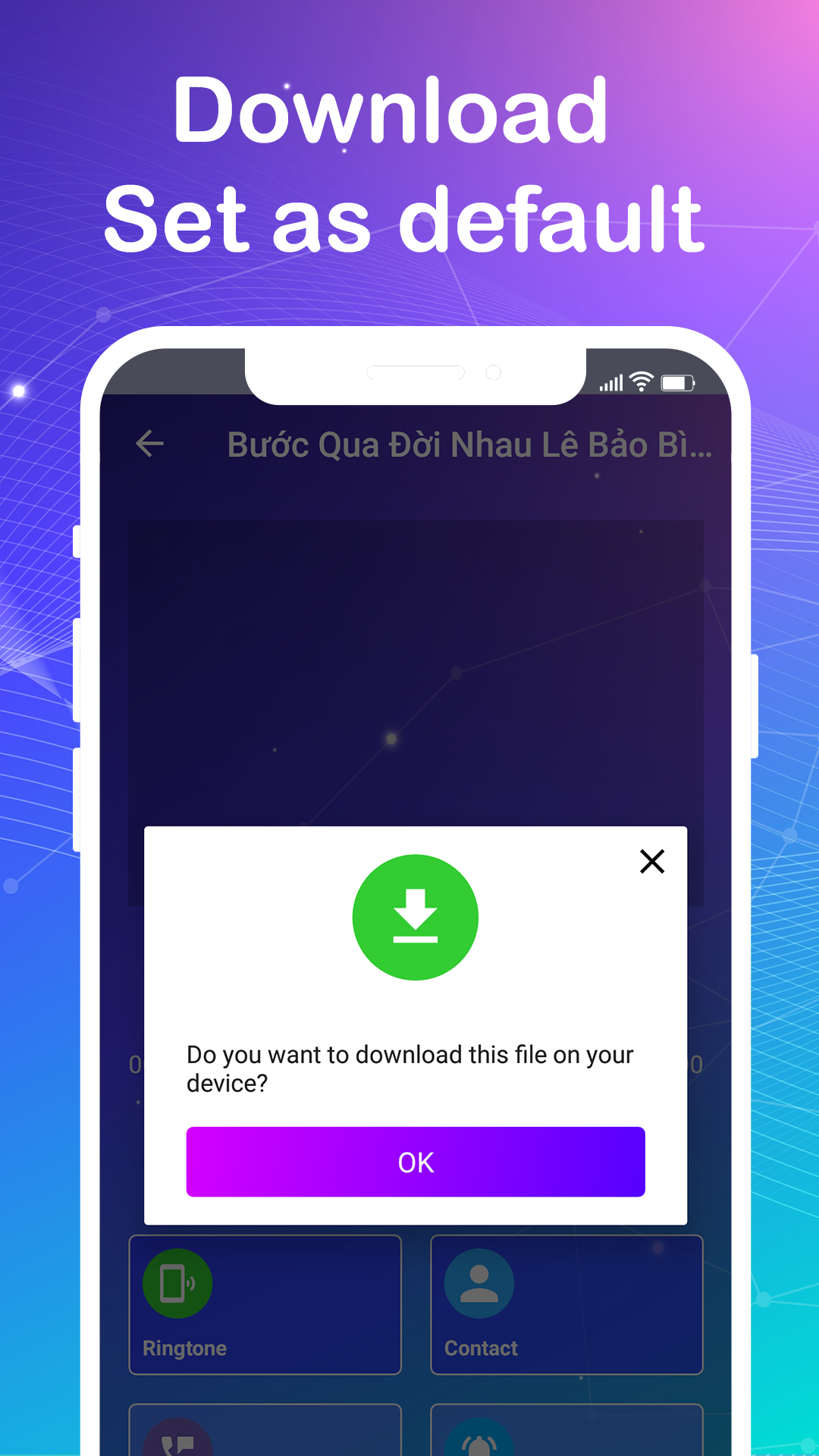 اسکرین شات 3 برنامه Ringtones For Phone