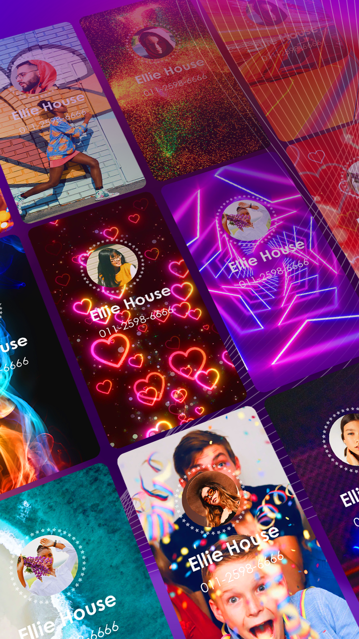 اسکرین شات 8 برنامه Call Screen Themes Color Phone