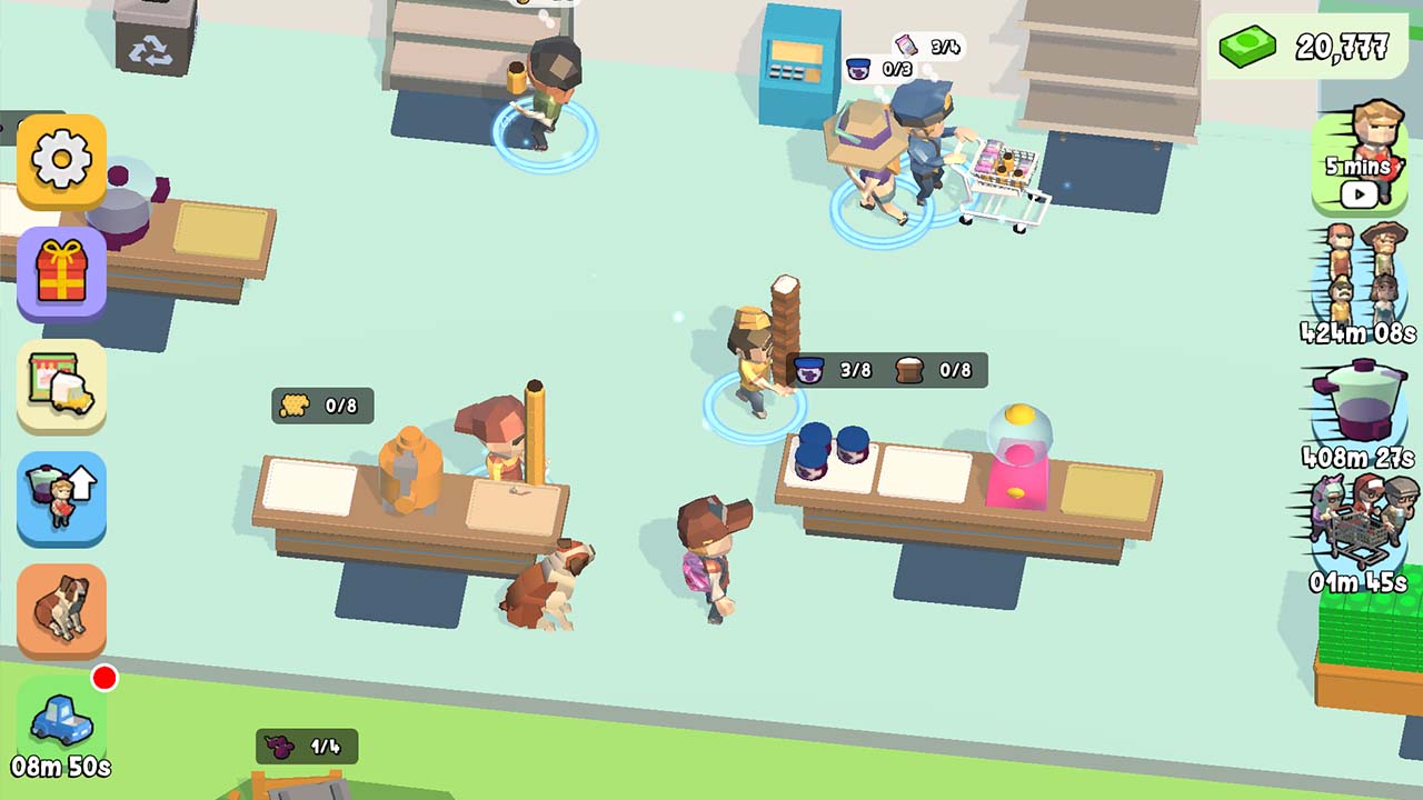 اسکرین شات 6 بازی Mini Candy Mart: Idle Tycoon