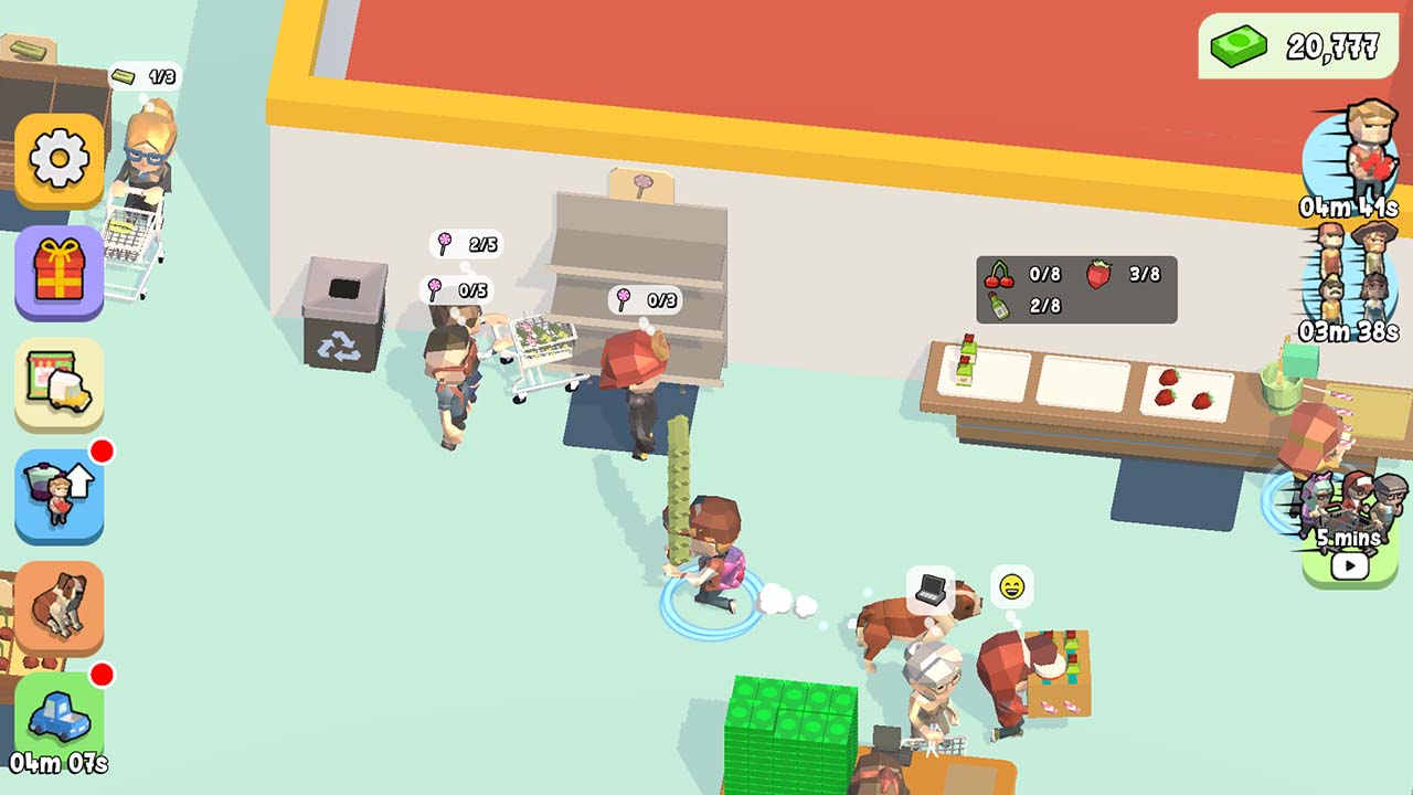 اسکرین شات 8 بازی Mini Candy Mart: Idle Tycoon