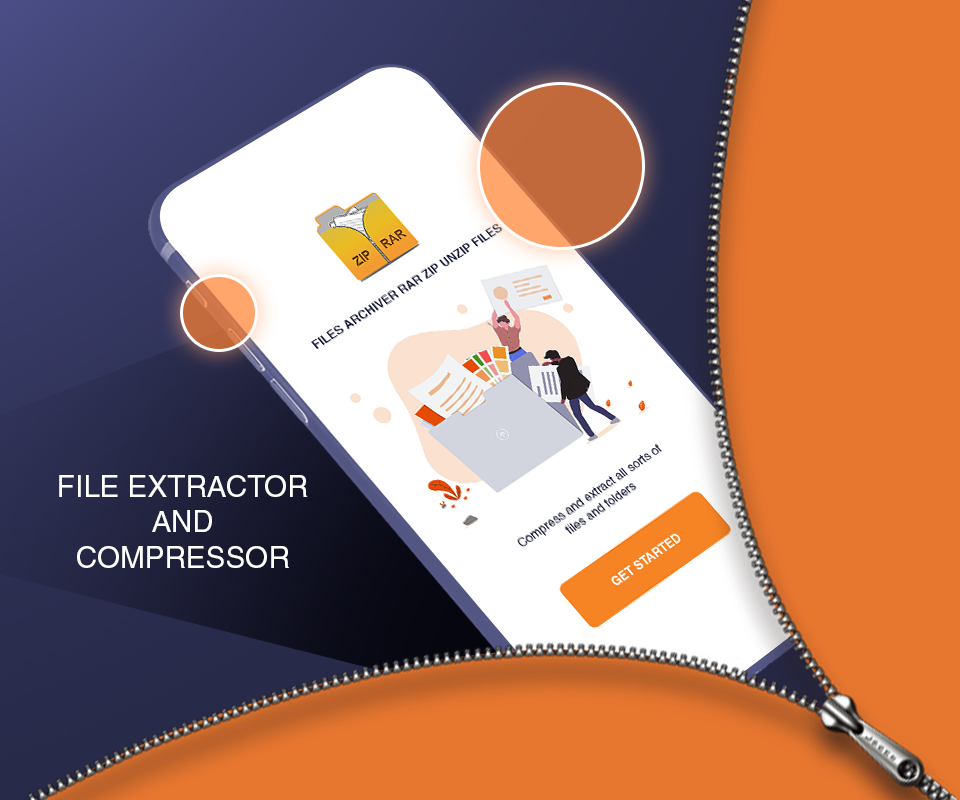 اسکرین شات 1 برنامه Zipify: Files Archiver