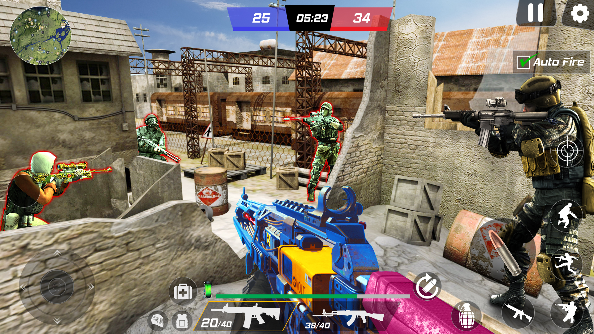 اسکرین شات 4 بازی FPS Commando Gun Shooting Game