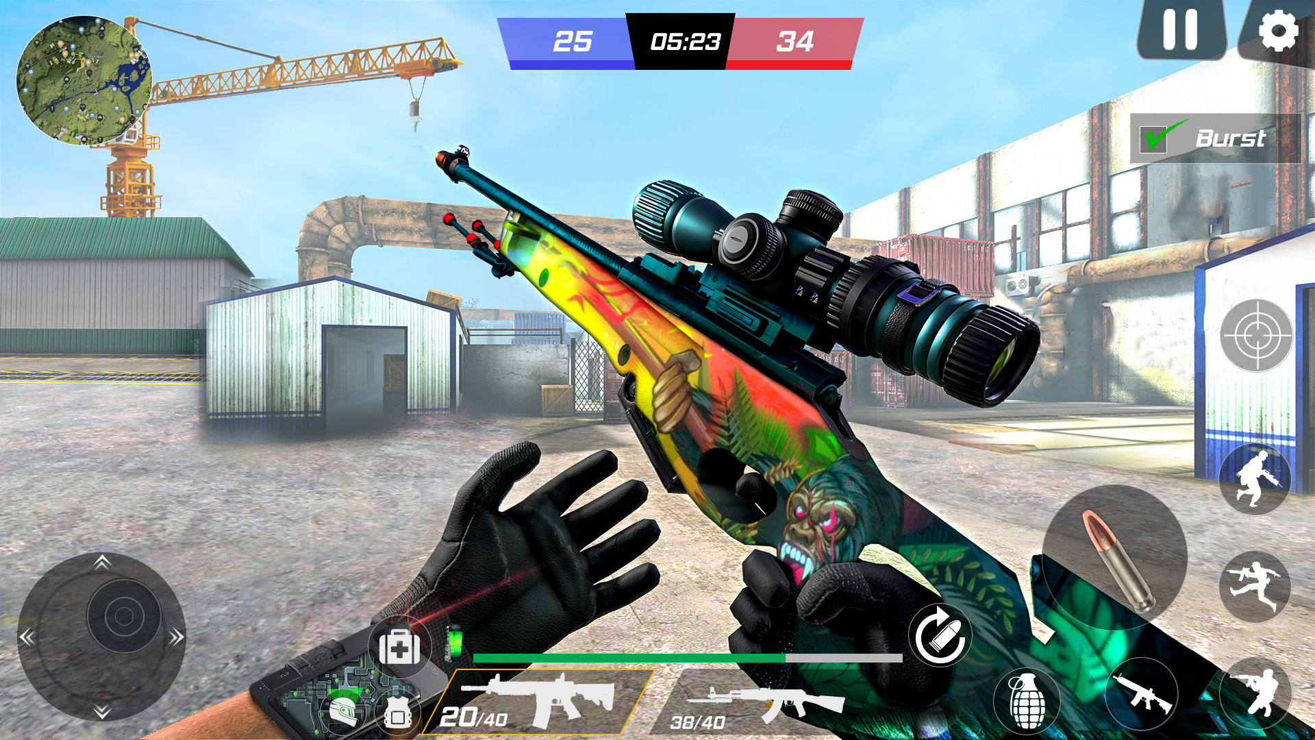 اسکرین شات 3 بازی FPS Commando Gun Shooting Game