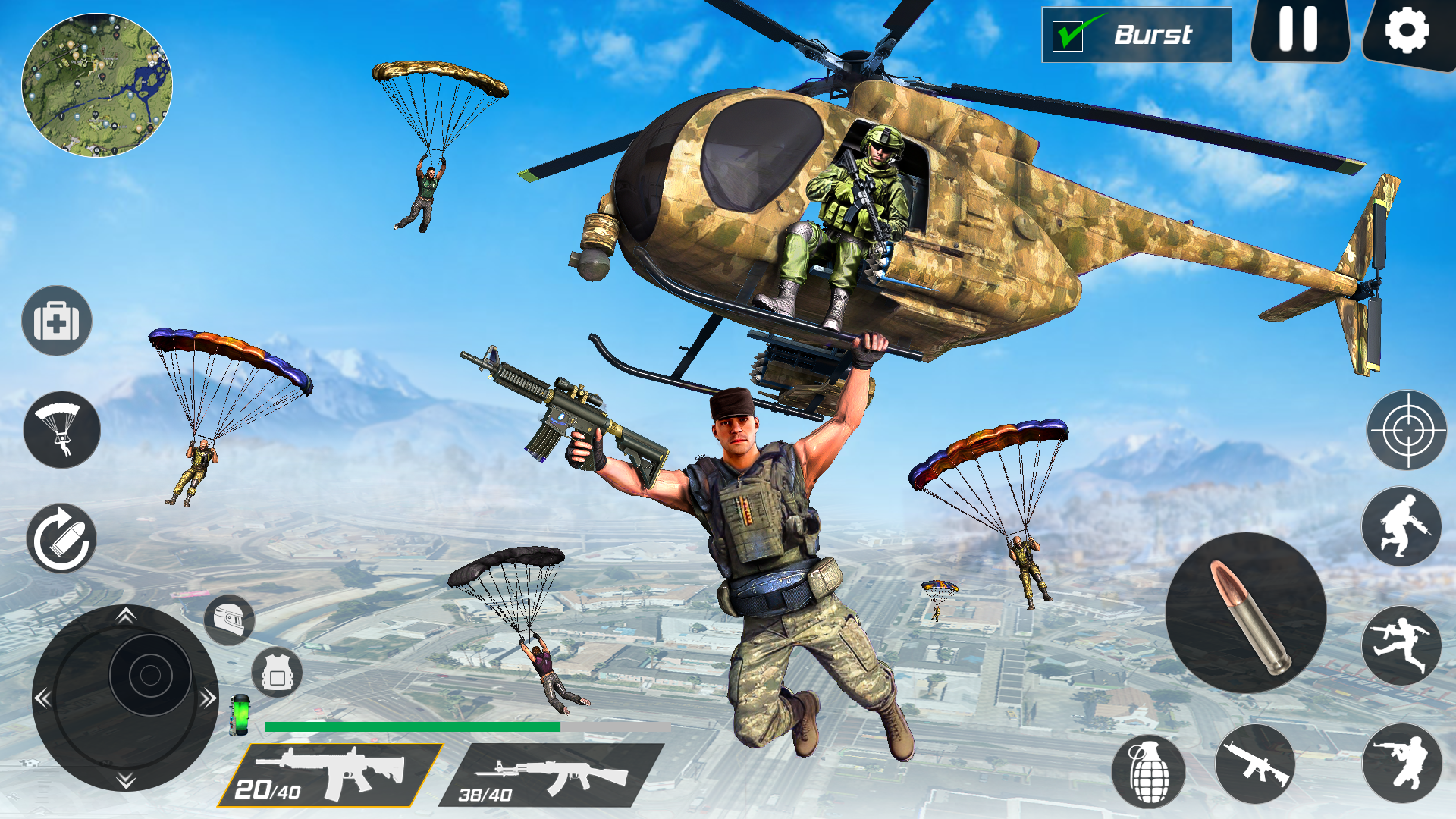 اسکرین شات 1 بازی FPS Commando Gun Shooting Game