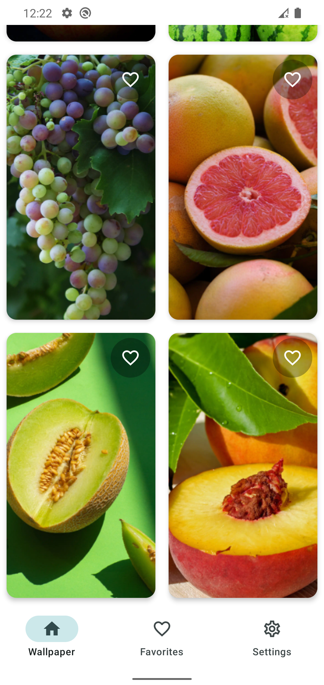 اسکرین شات 2 برنامه Fruit Wallpapers