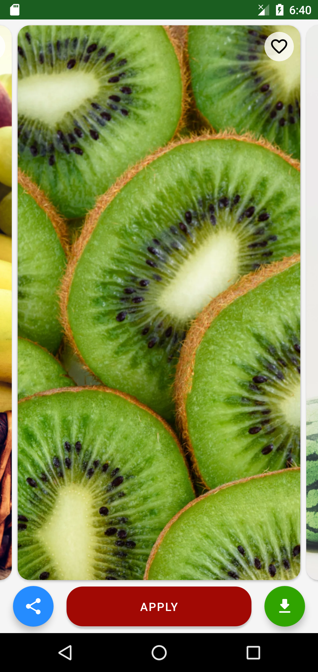 اسکرین شات 3 برنامه Fruit Wallpapers