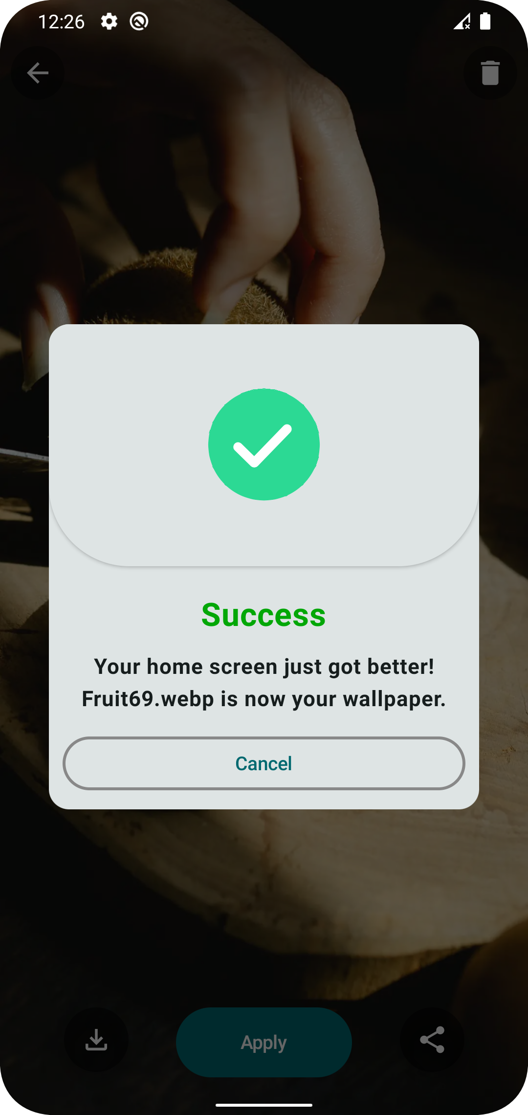 اسکرین شات 5 برنامه Fruit Wallpapers