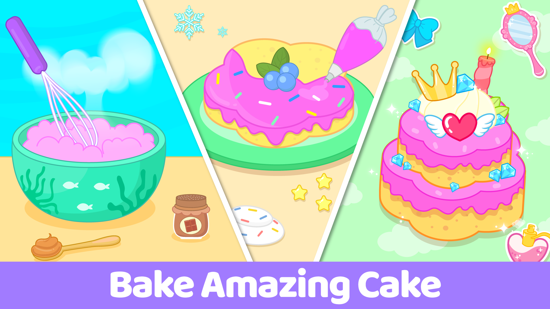 اسکرین شات 2 بازی Cake Maker Kids Cooking Games