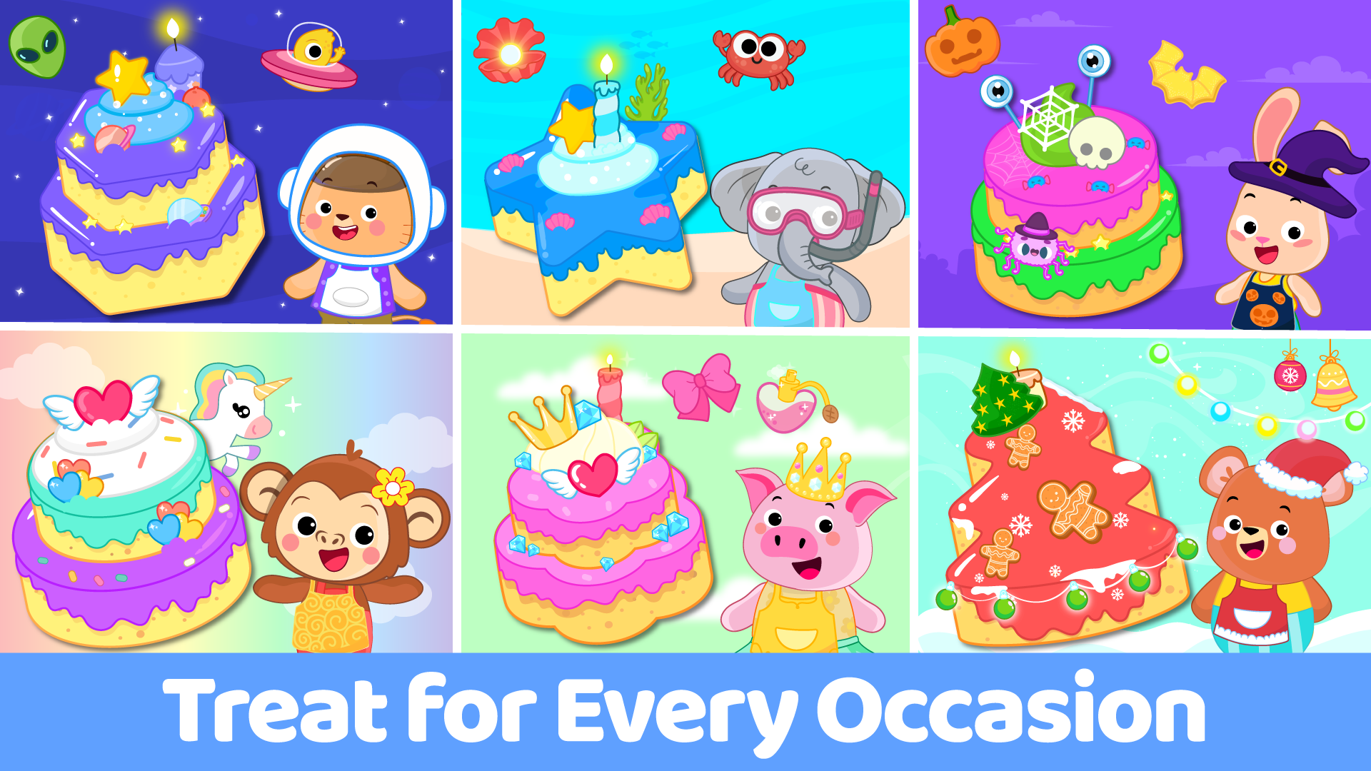 اسکرین شات 3 بازی Cake Maker Kids Cooking Games
