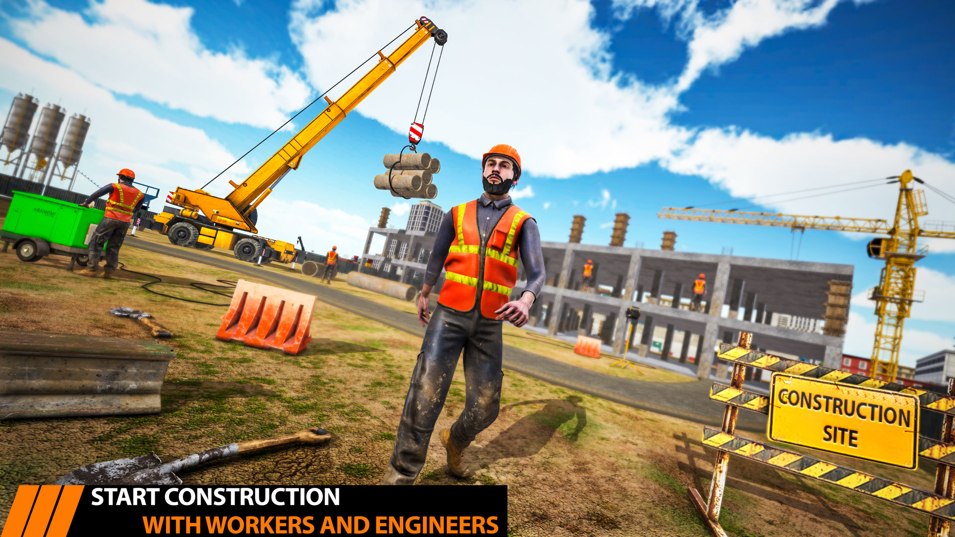 اسکرین شات 3 بازی City Construction Excavator 3D