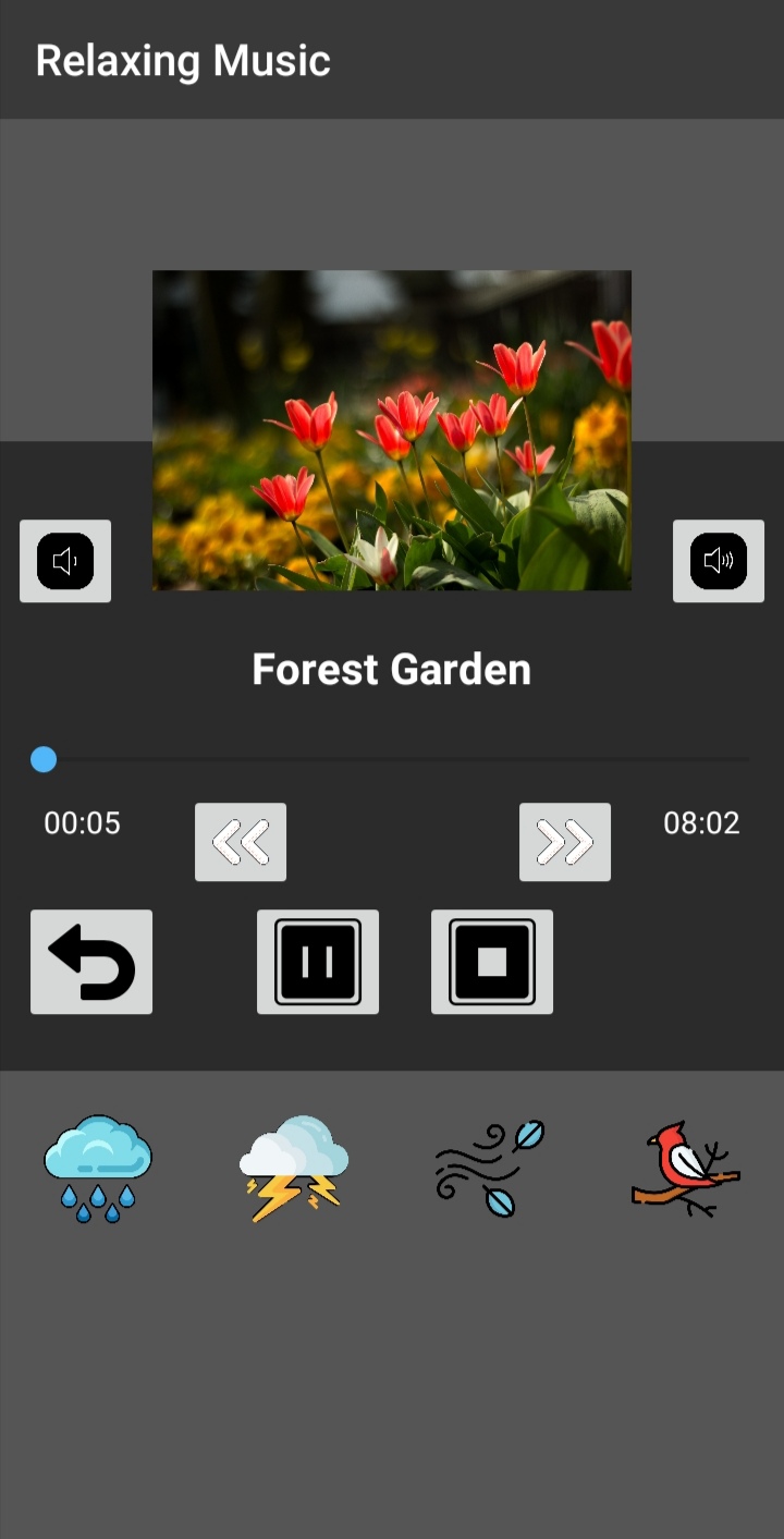 اسکرین شات 3 برنامه Relaxing Music Offline