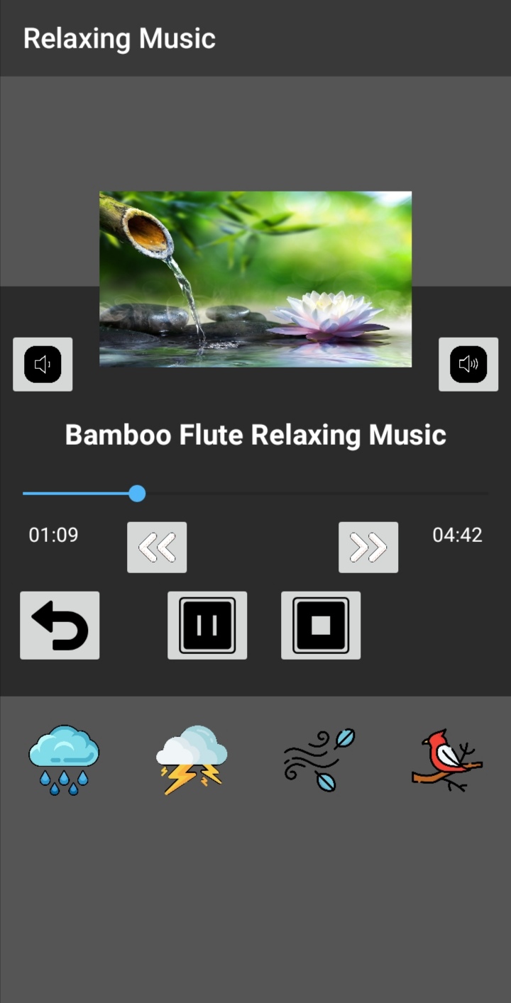 اسکرین شات 5 برنامه Relaxing Music Offline