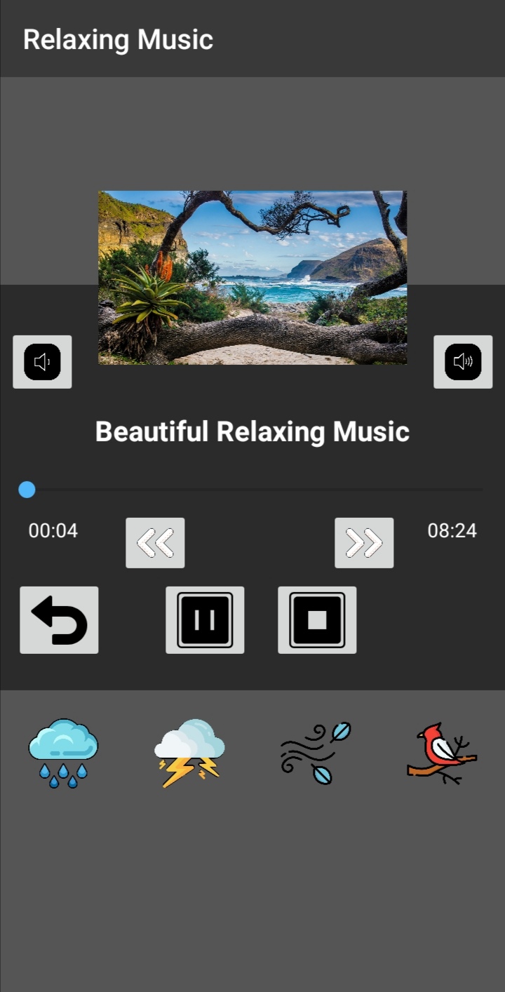 اسکرین شات 4 برنامه Relaxing Music Offline