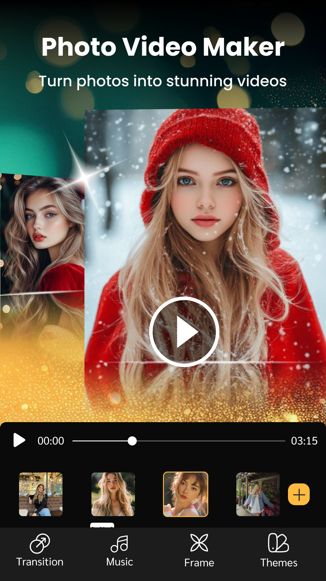 اسکرین شات 1 برنامه Slideshow Maker Photo Video