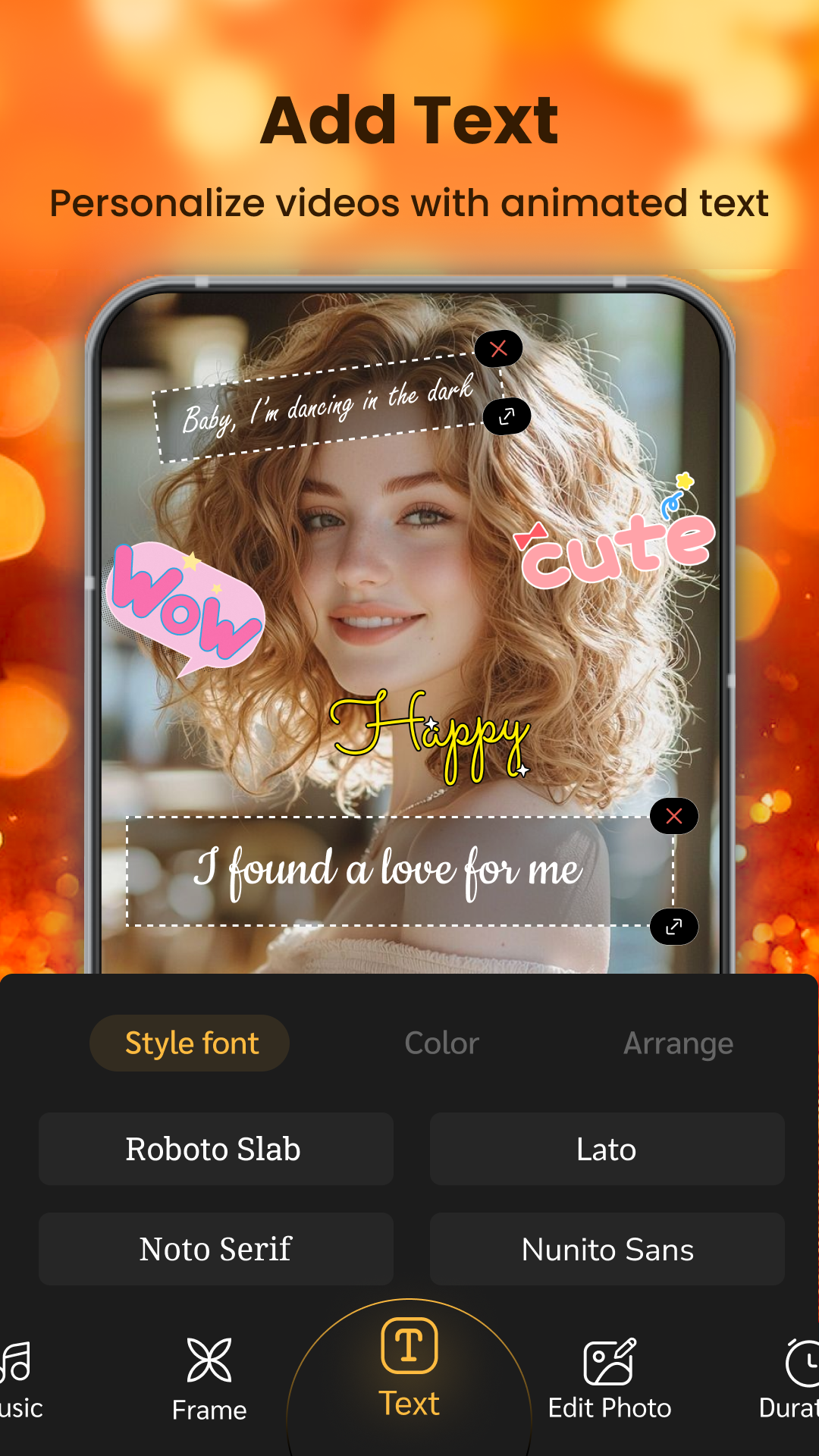 اسکرین شات 3 برنامه Photo Video Slideshow Maker