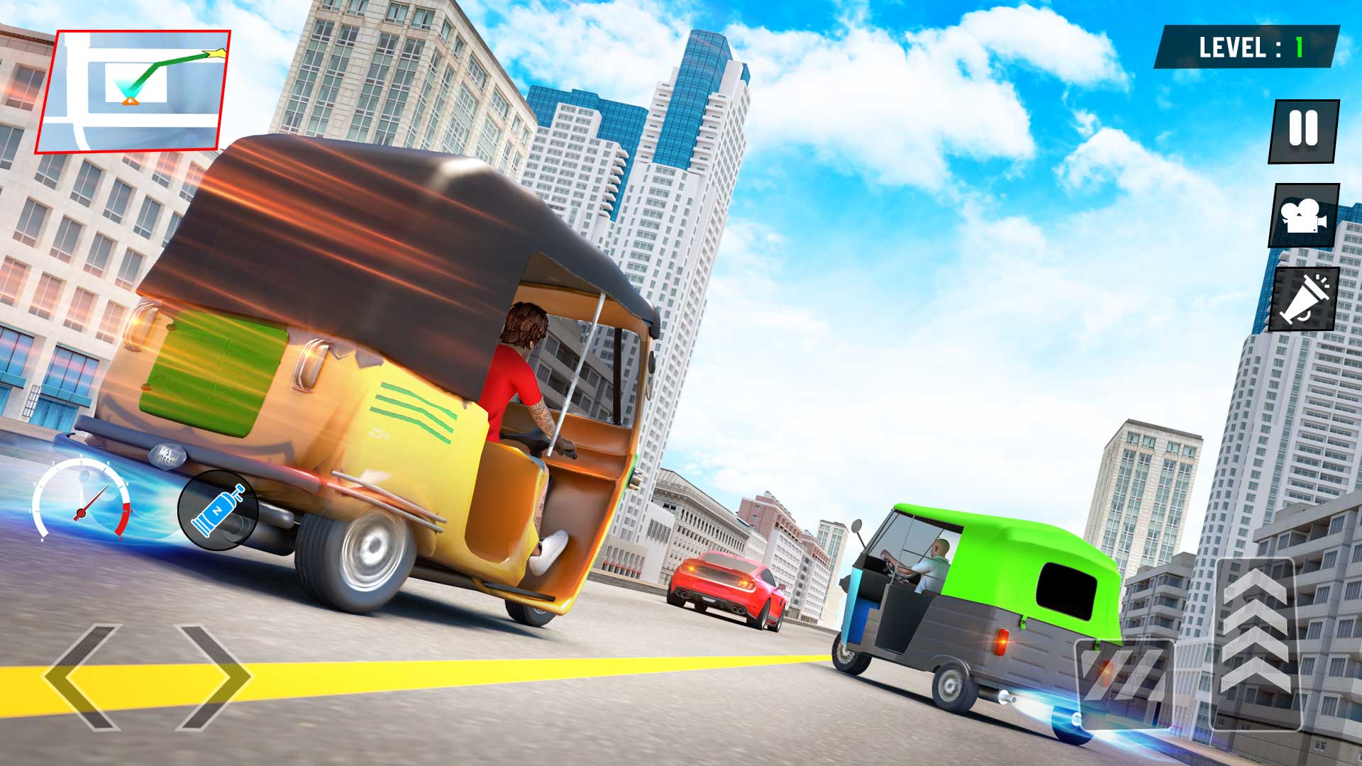 اسکرین شات 6 برنامه Tuk Tuk Rickshaw - Auto Game