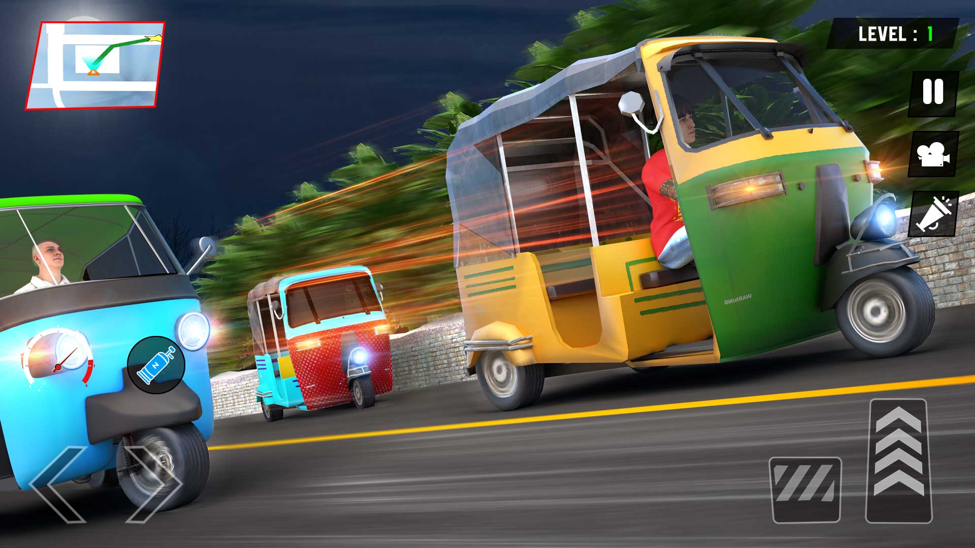 اسکرین شات 5 برنامه Tuk Tuk Rickshaw - Auto Game