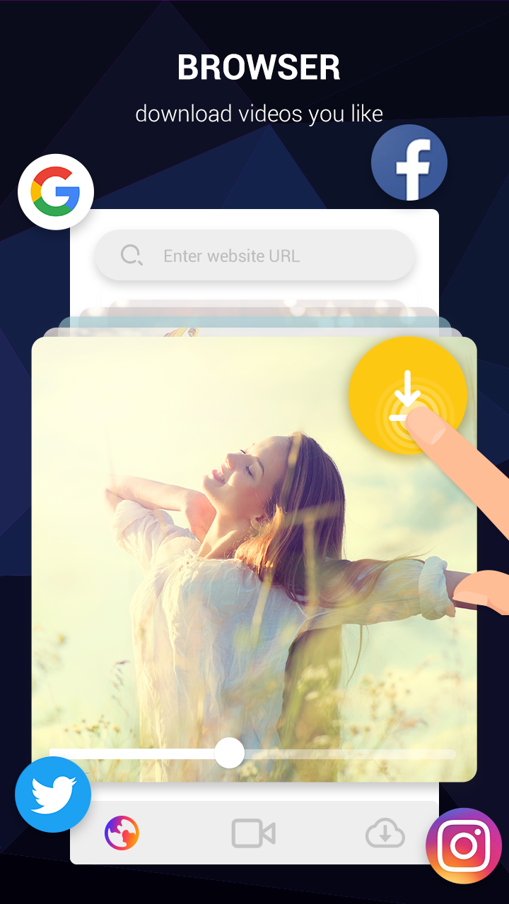 اسکرین شات 5 برنامه All Video Downloader: HD Video