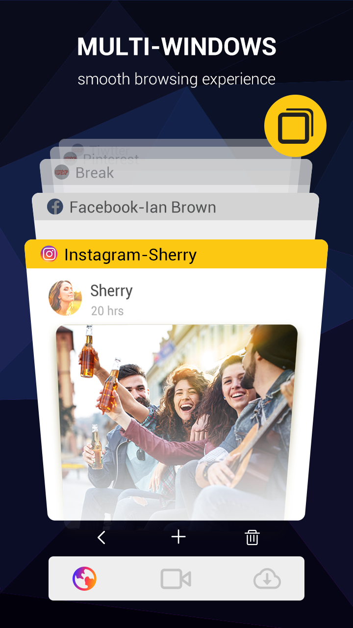 اسکرین شات 1 برنامه All Video Downloader: HD Video