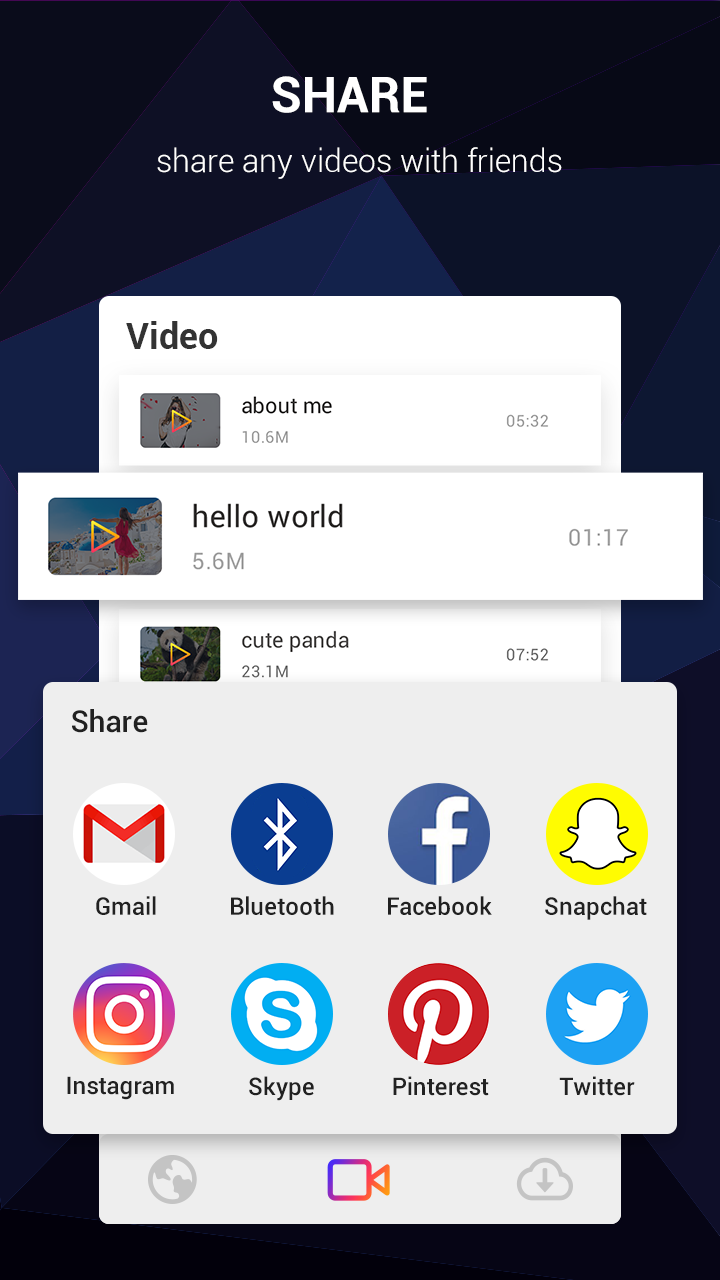 اسکرین شات 6 برنامه All Video Downloader: HD Video