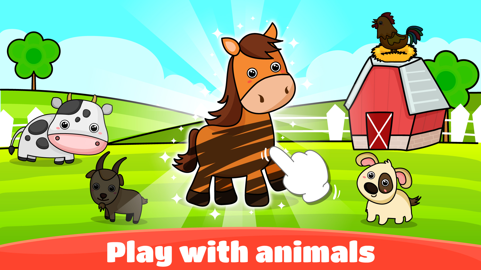 اسکرین شات 5 بازی Balloon Pop Kids Learning Game