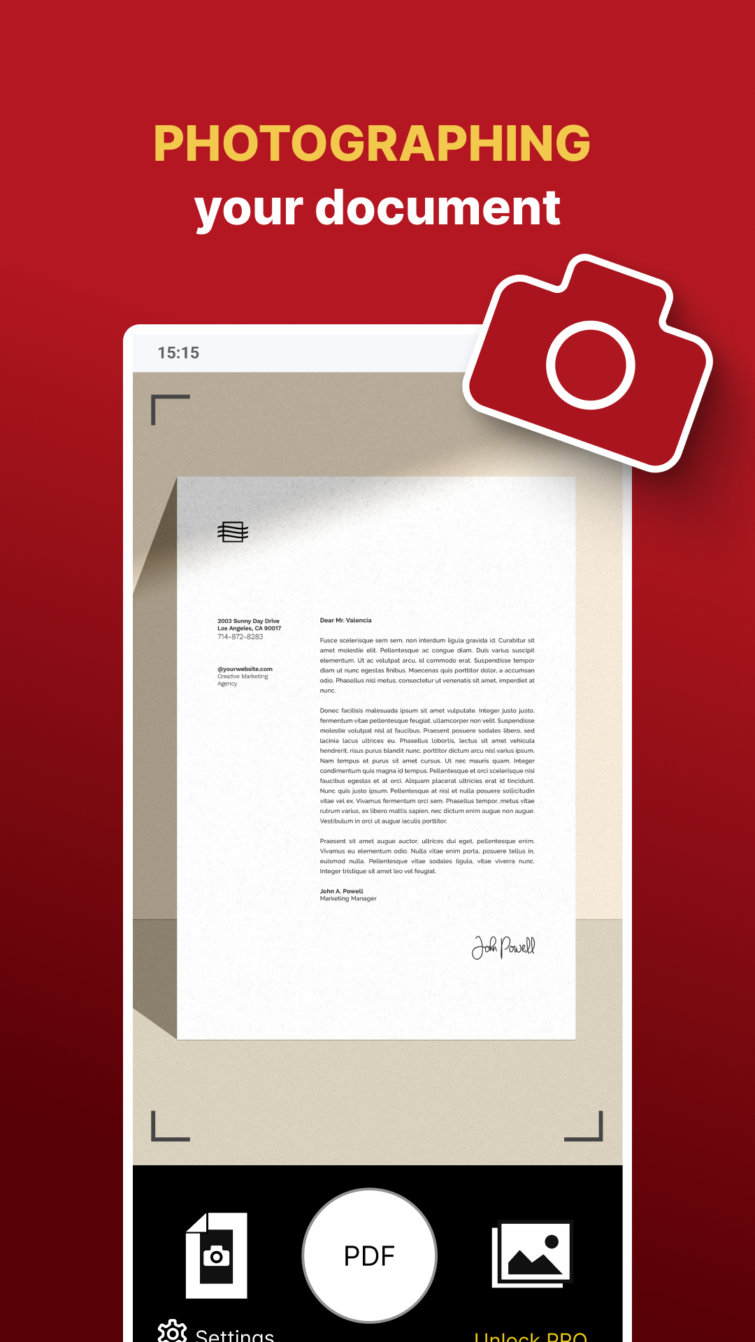 اسکرین شات 4 برنامه Photo to PDF Maker & Converter
