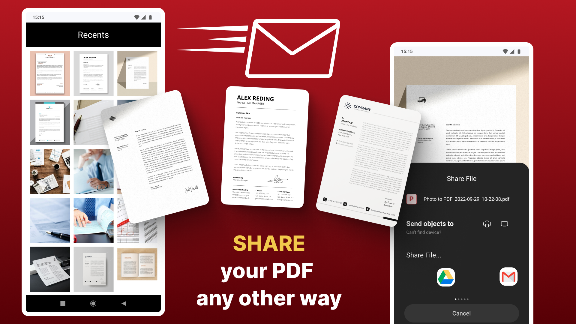 اسکرین شات 3 برنامه Photo to PDF Maker & Converter