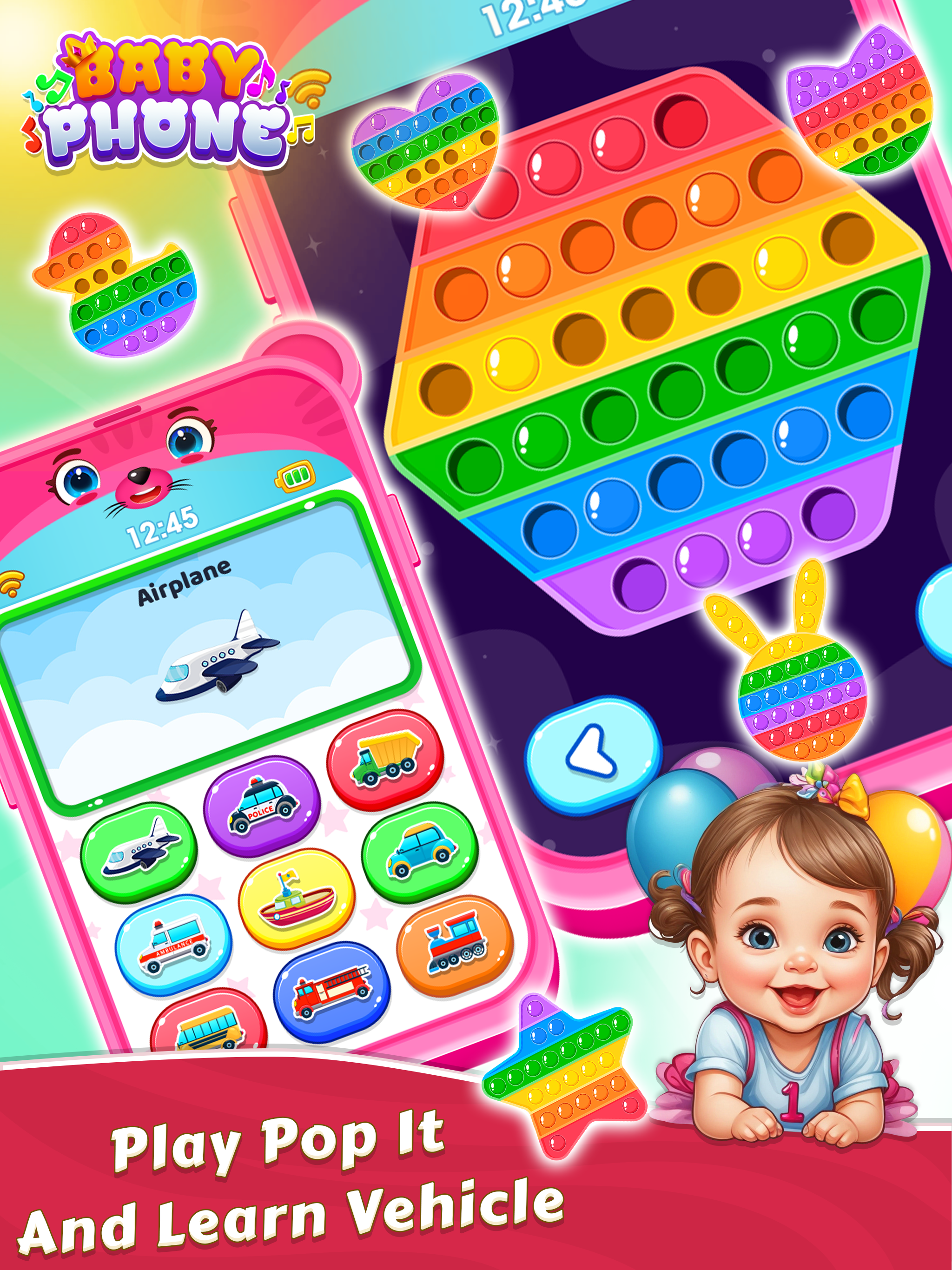 اسکرین شات 5 بازی Baby Phone For Toddlers Games
