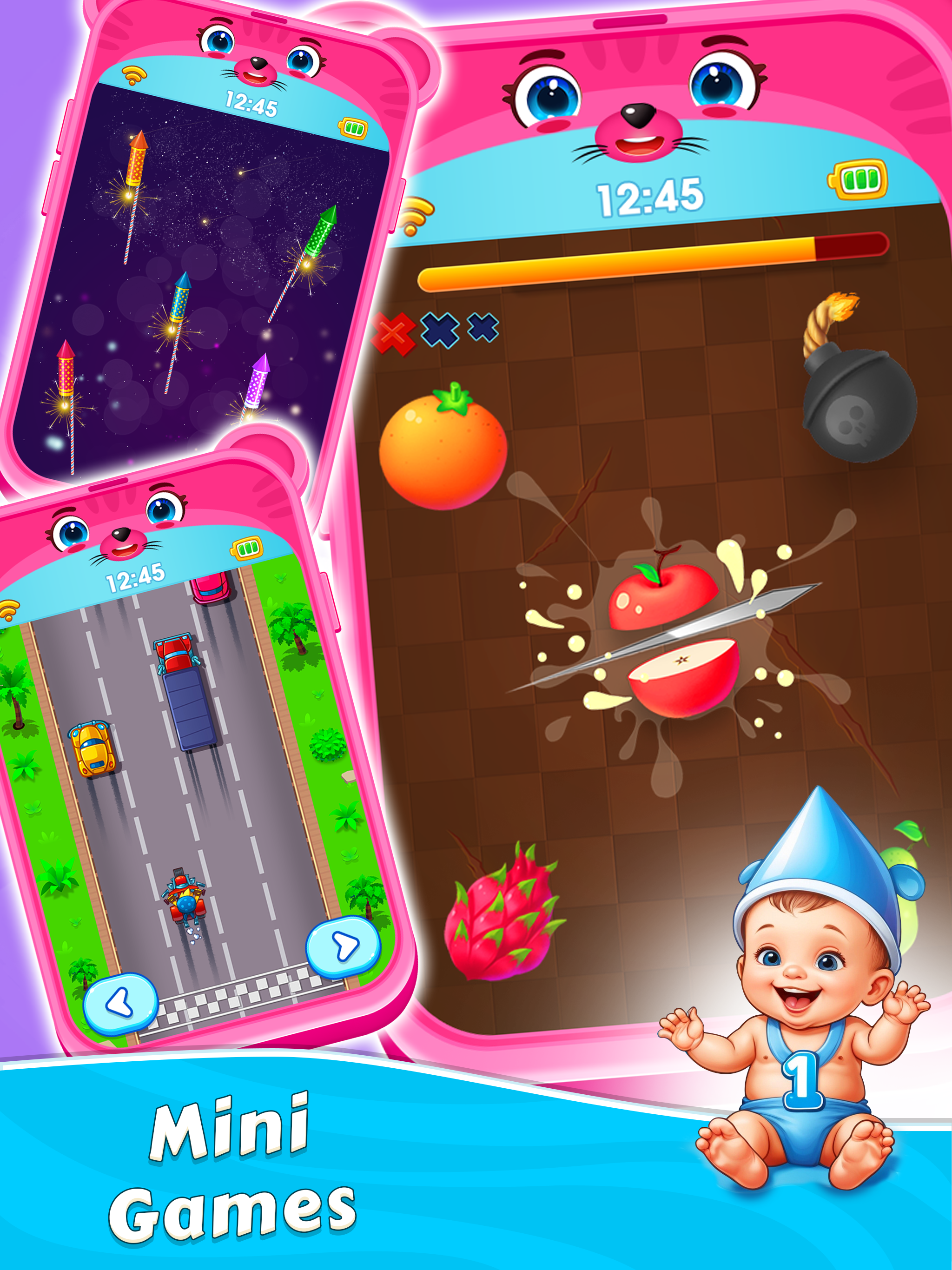 اسکرین شات 4 بازی Baby Phone For Toddlers Games