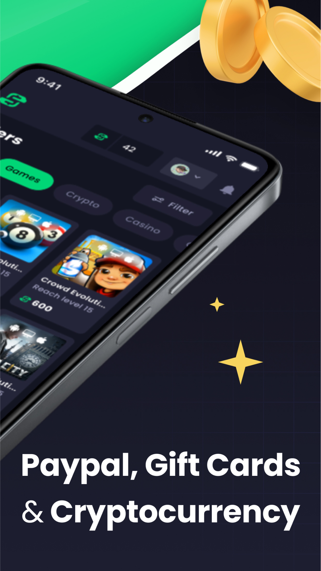 اسکرین شات 2 برنامه Freecash: Earn Money & Rewards