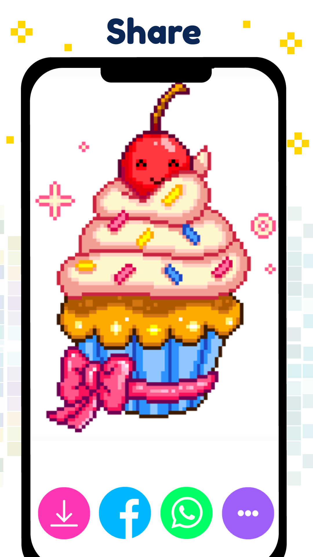 اسکرین شات 4 بازی Pixel Art Color by number Game