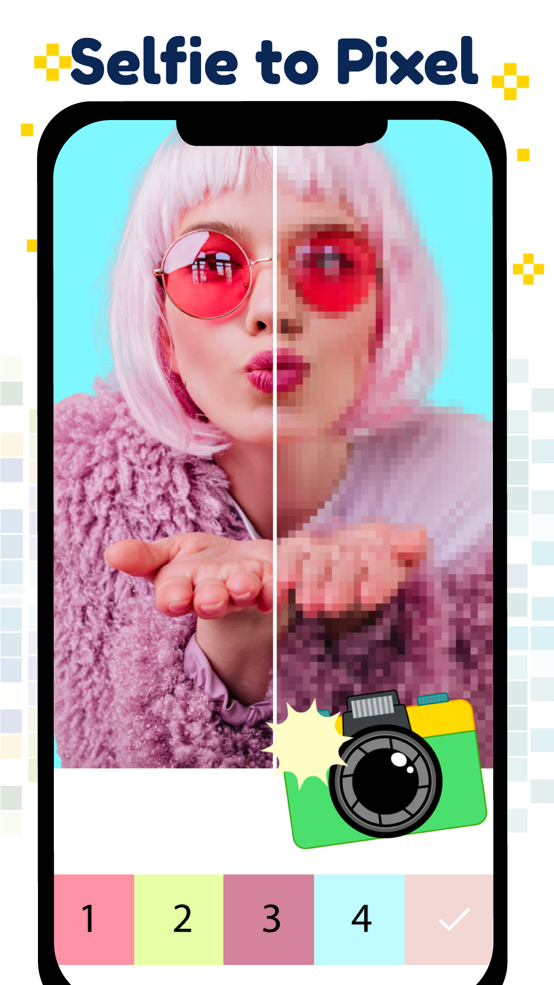 اسکرین شات 3 بازی Pixel Art Color by number Game