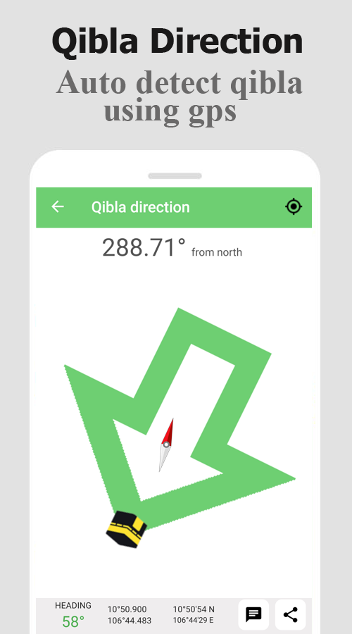 اسکرین شات 3 برنامه Compass For Maps