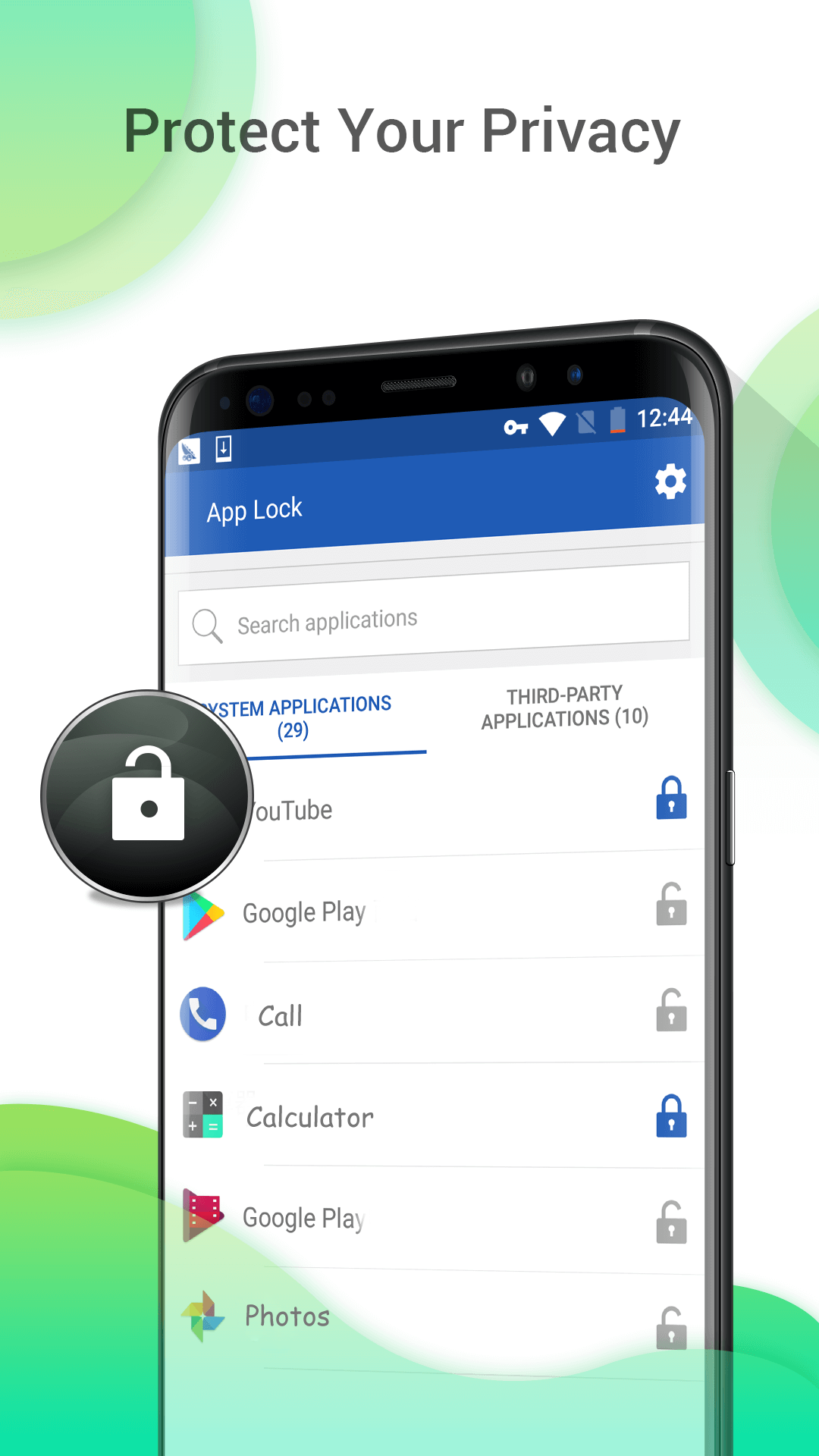 اسکرین شات 4 برنامه AppLock - Lock Apps