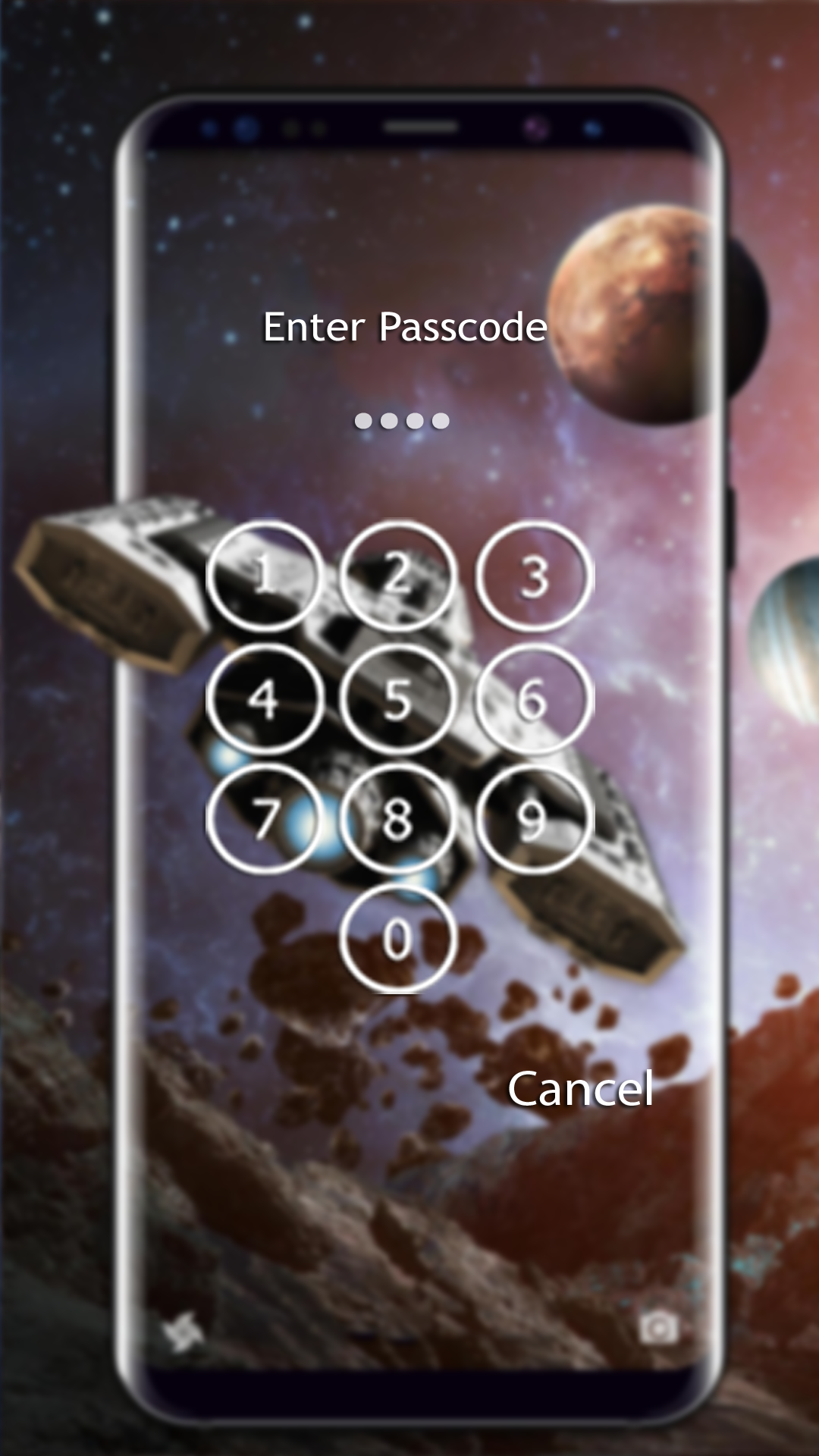 اسکرین شات 2 برنامه Pin Screen Lock