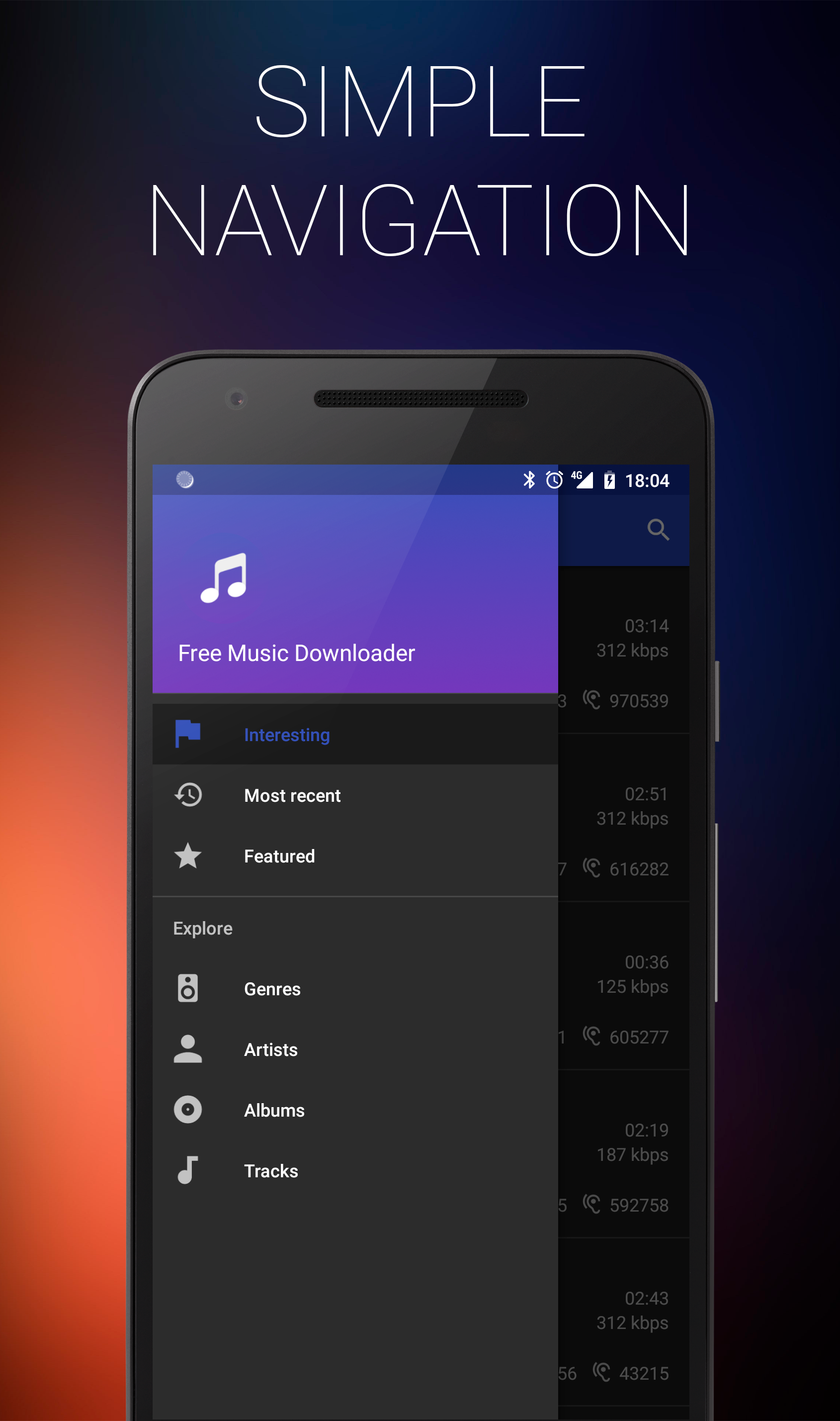 اسکرین شات 8 برنامه Music Downloader Mp3 Download