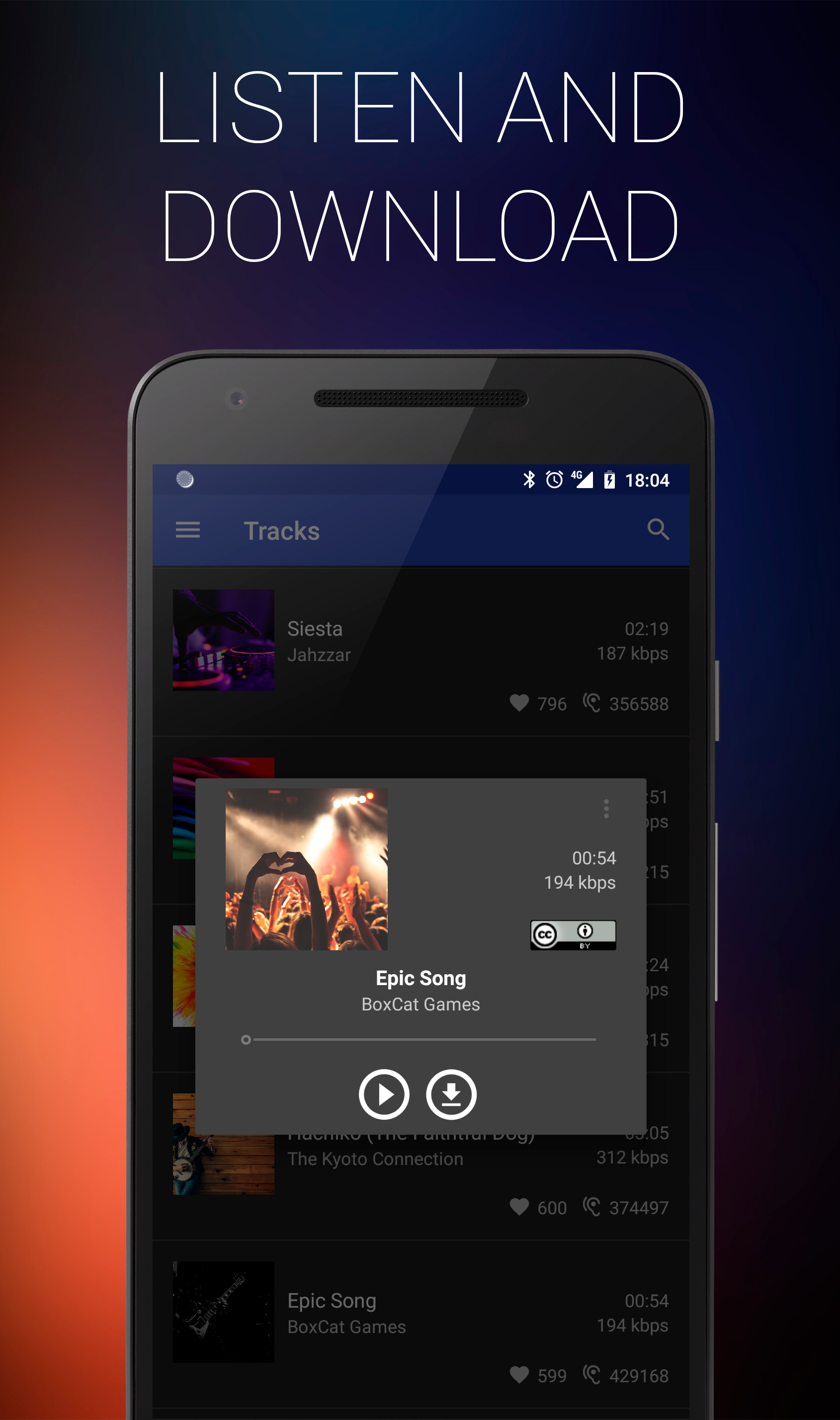 اسکرین شات 1 برنامه Music Downloader Mp3 Download