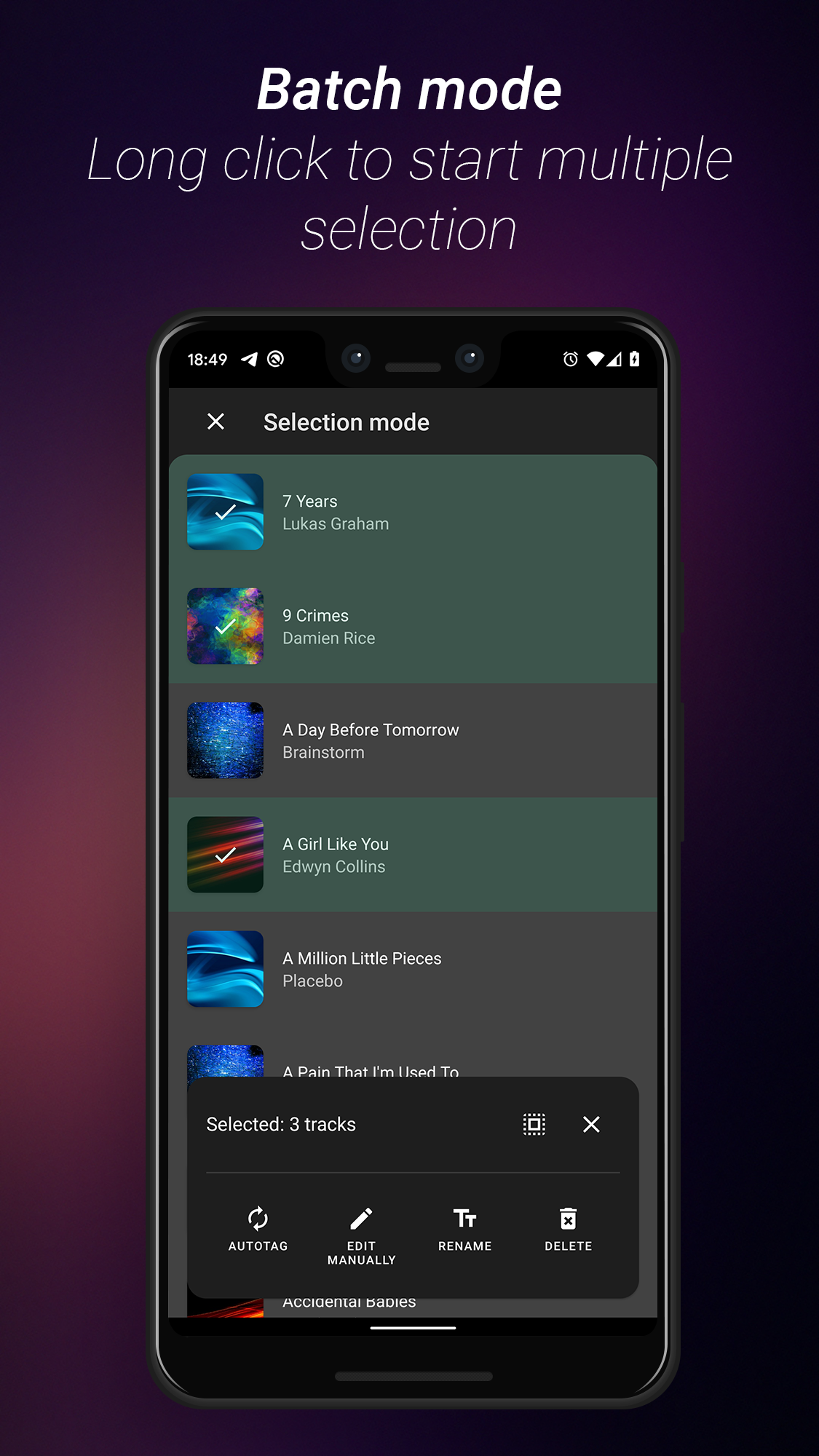اسکرین شات 2 برنامه Music Tag Editor - Mp3 Tagger