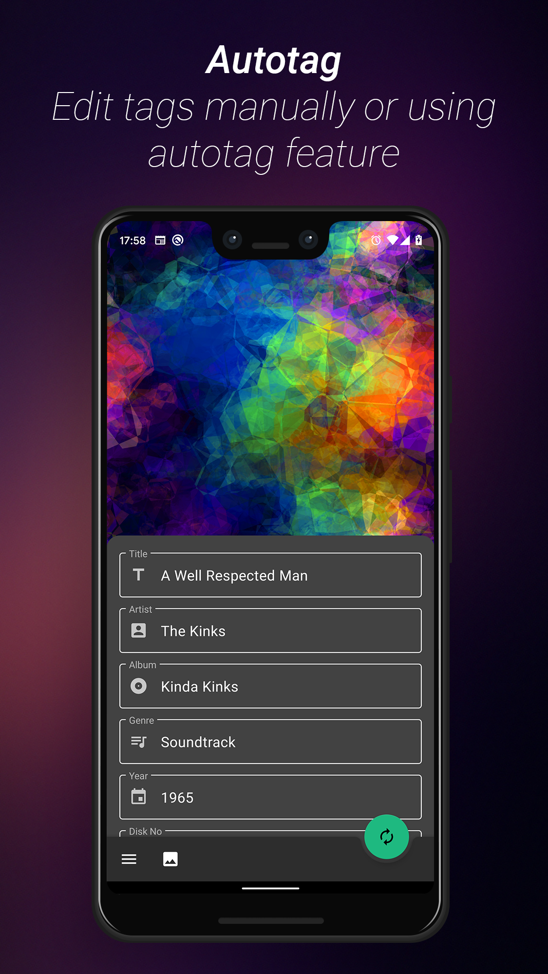 اسکرین شات 1 برنامه Music Tag Editor - Mp3 Tagger