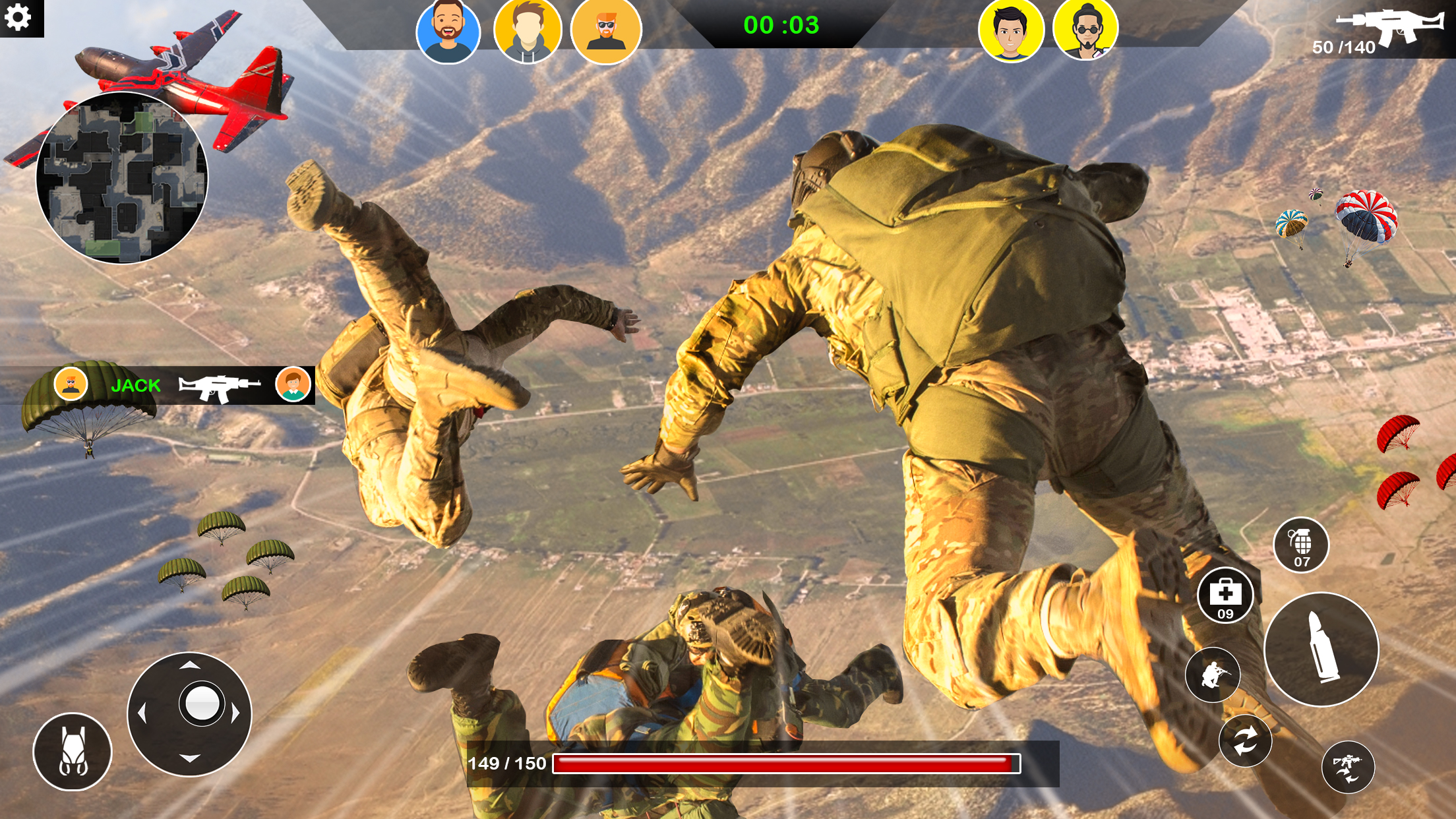اسکرین شات 1 بازی FPS Commando 3D Shooting Games